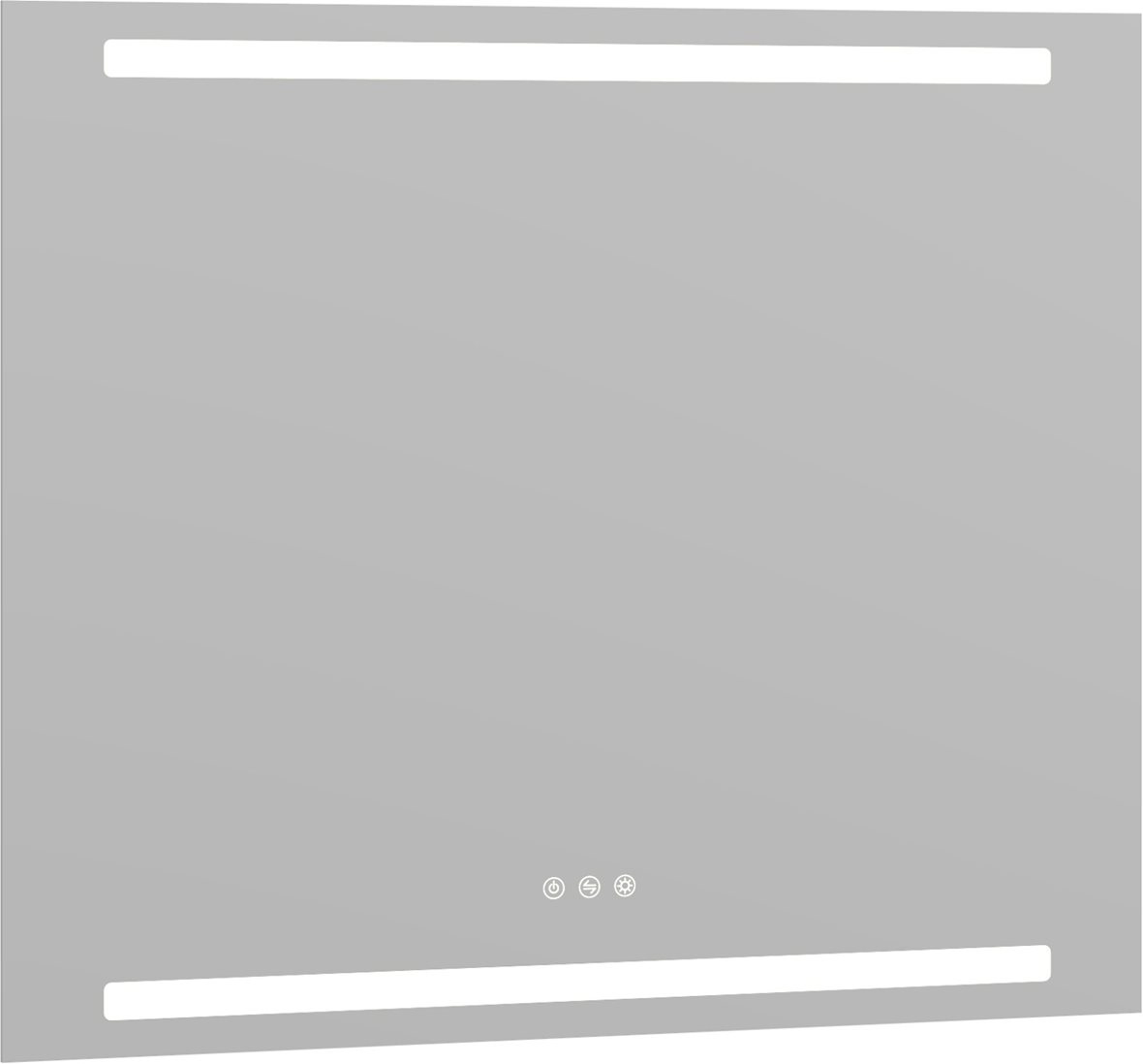 Dansani Level peili valolla 80x80x3,1 cm päävalaistus valaistuksenohjaus