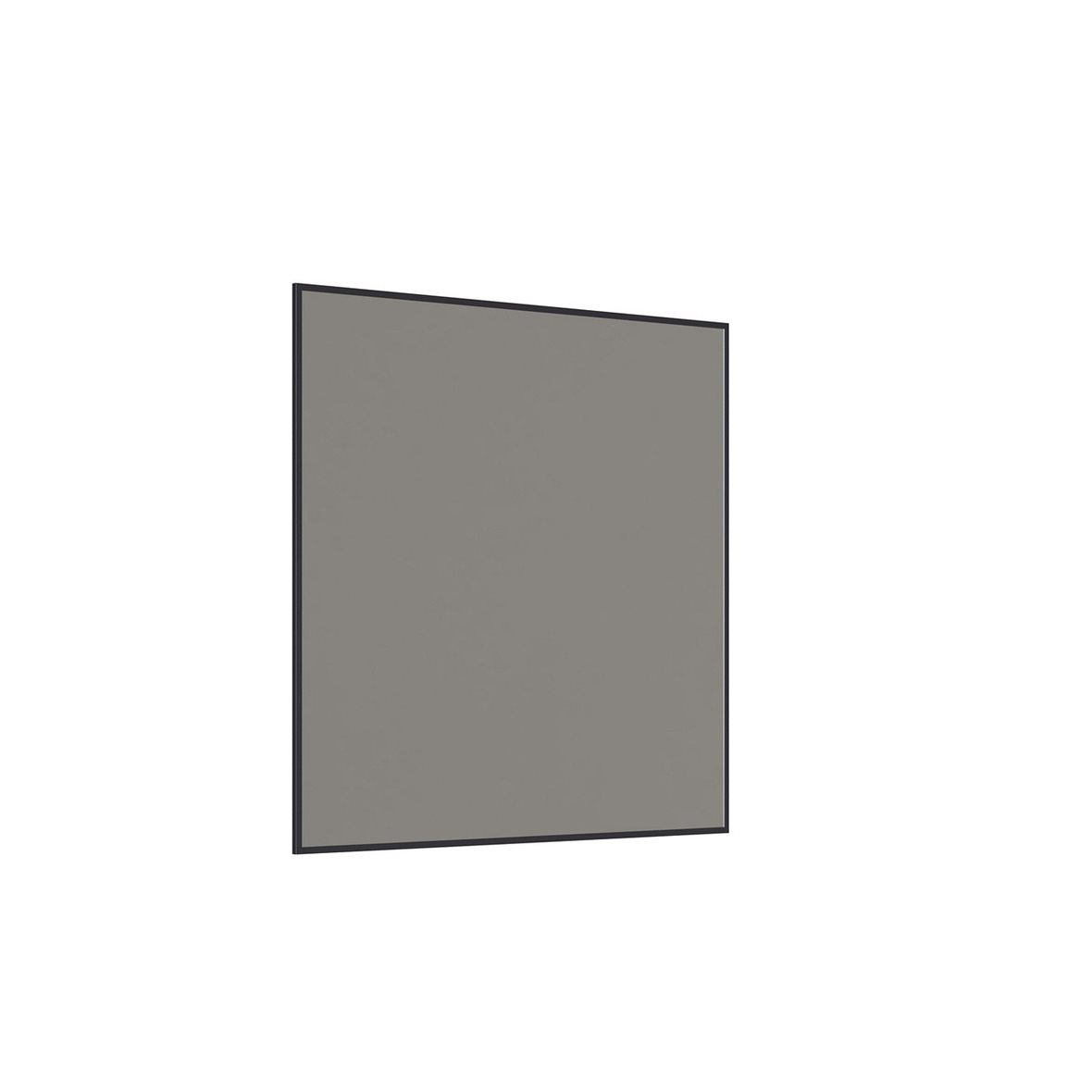 Dansani Select peili 80,4x80,4x3,2 cm musta valaistusvalmius