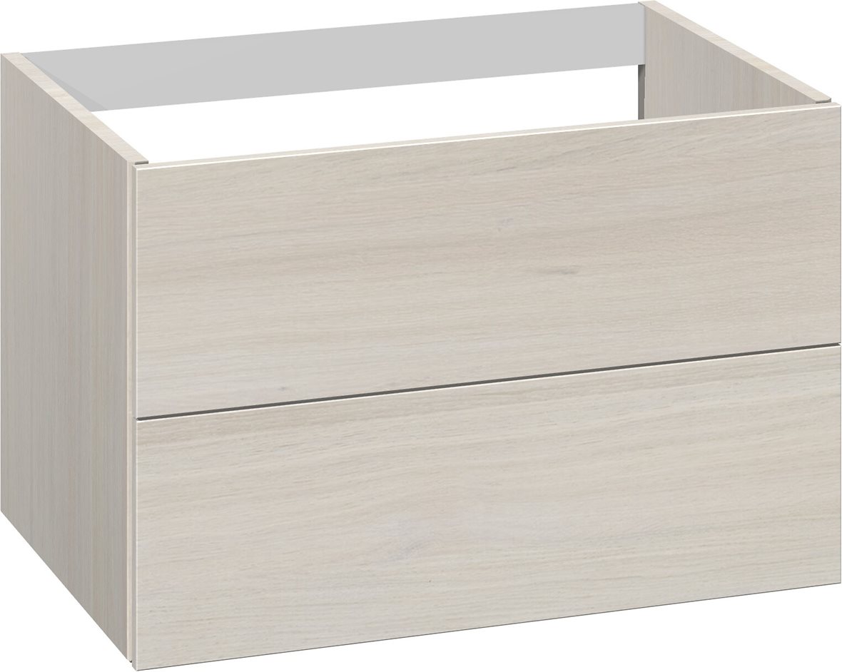 Dansani Calidris allaskaappi 60x40x40 cm valkoinen tammi 2 ltk ilman vetimiä seinäviemäröinti