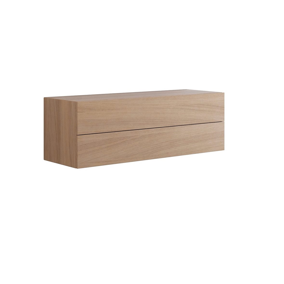 Dansani Calidris allaskaappi 120x40x40 cm vaalea c-tammi 2 ltk ilman vetimiä