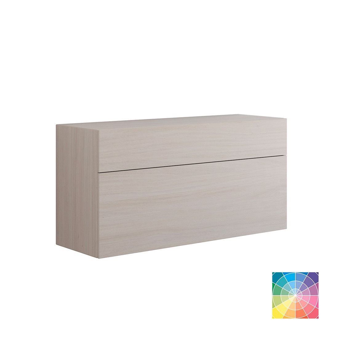 Dansani Calidris allaskaappi 120x60x40 cm valinnainen väri puuviilu 2 ltk ilman vetimiä