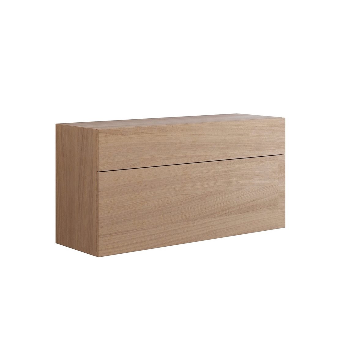 Dansani Calidris allaskaappi 120x60x40 cm vaalea c-tammi 2 ltk ilman vetimiä