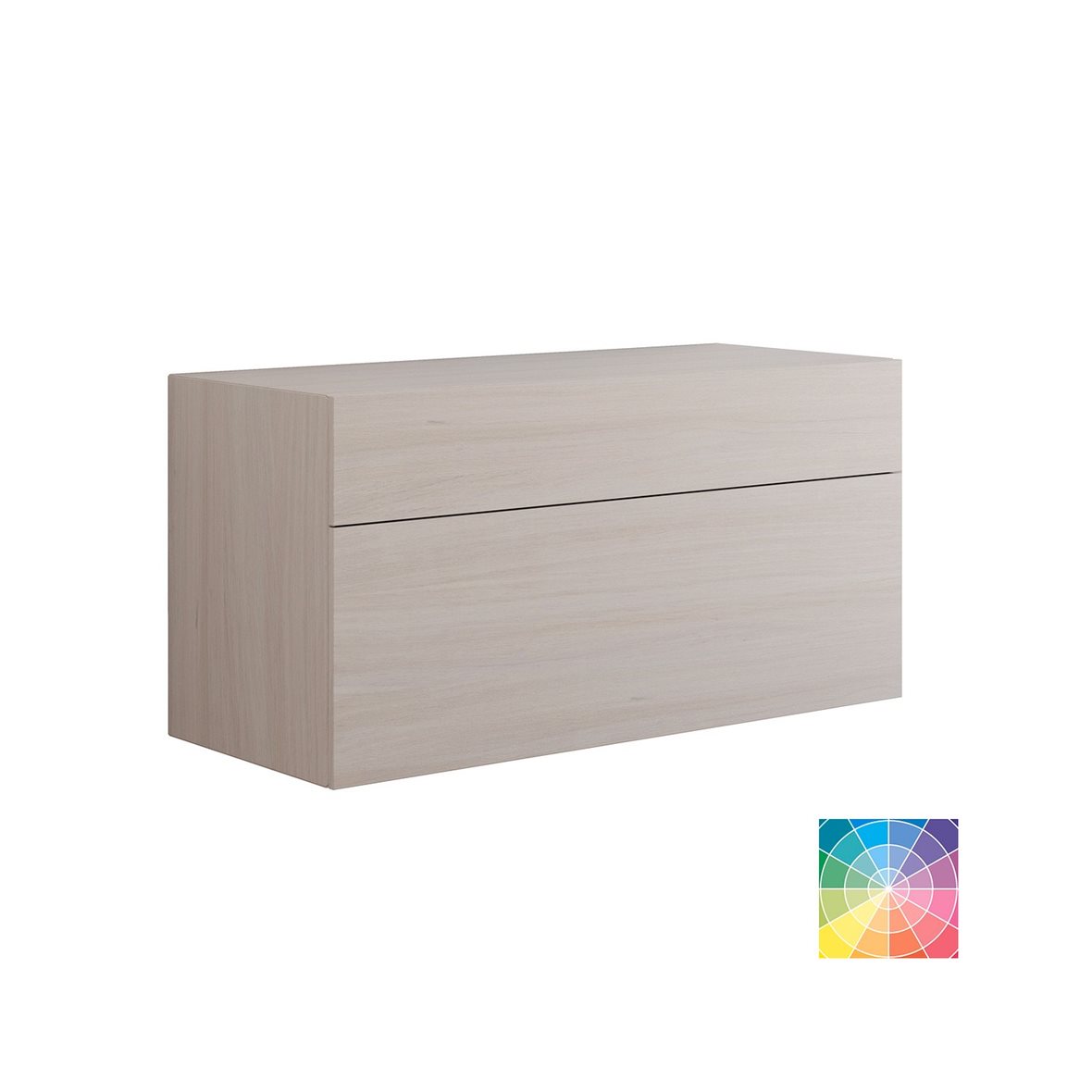 Dansani Calidris allaskaappi 120x60x50 cm valinnainen väri puuviilu 2 ltk ilman vetimiä
