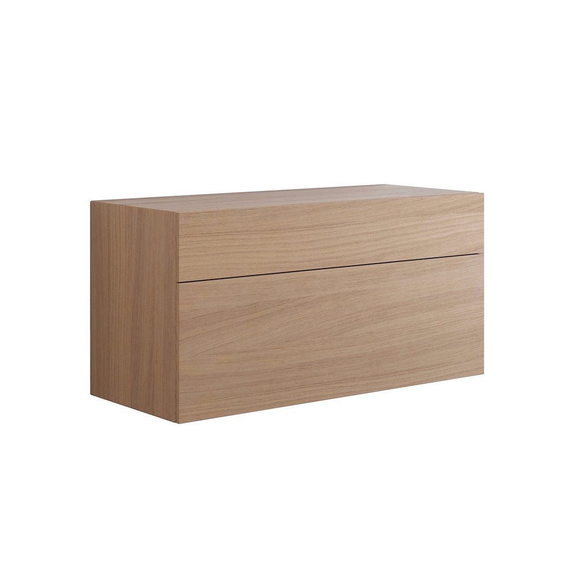 Dansani Calidris allaskaappi 120x60x50 cm vaalea c-tammi 2 ltk ilman vetimiä