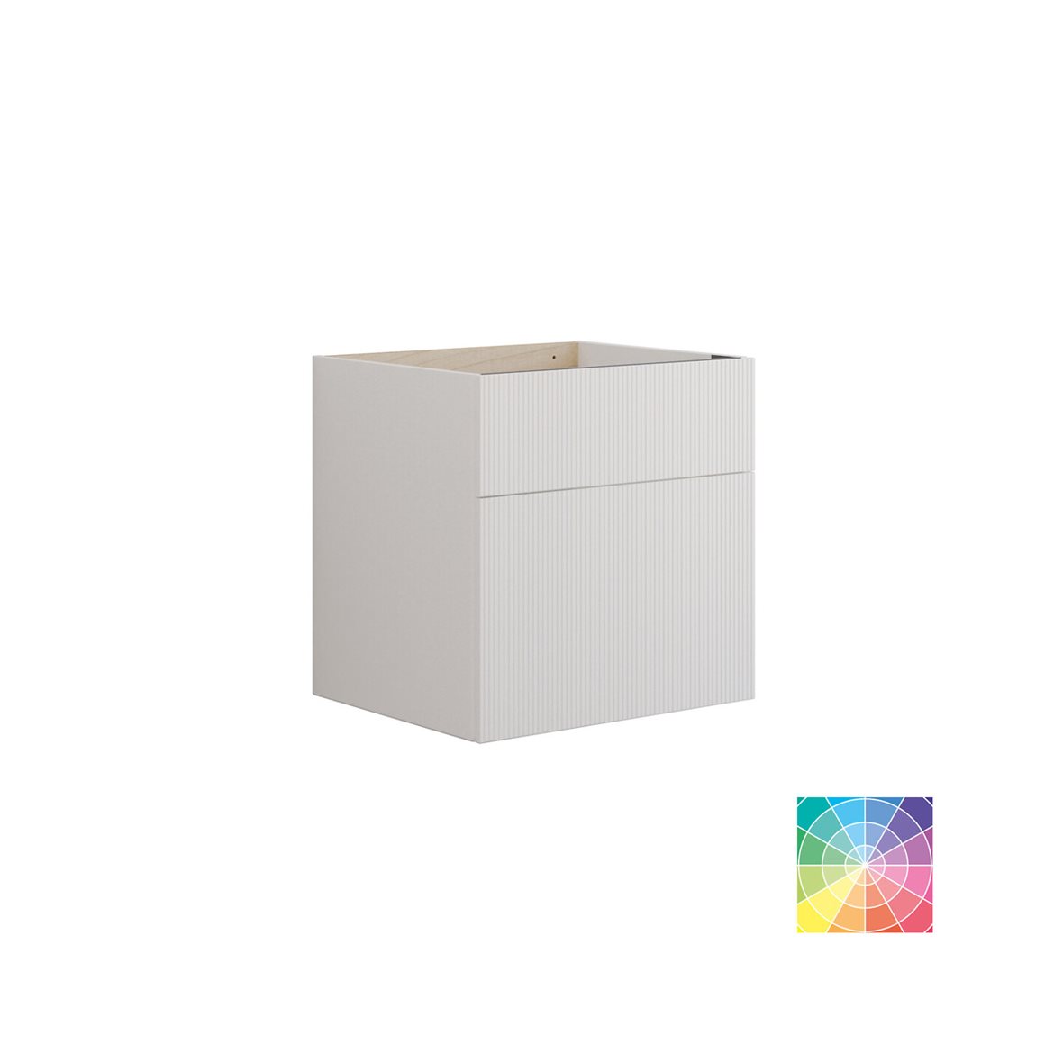 Dansani Calidris allaskaappi 60x60x50 cm rimauritettu valinnainen väri 2 ltk ilman vetimiä