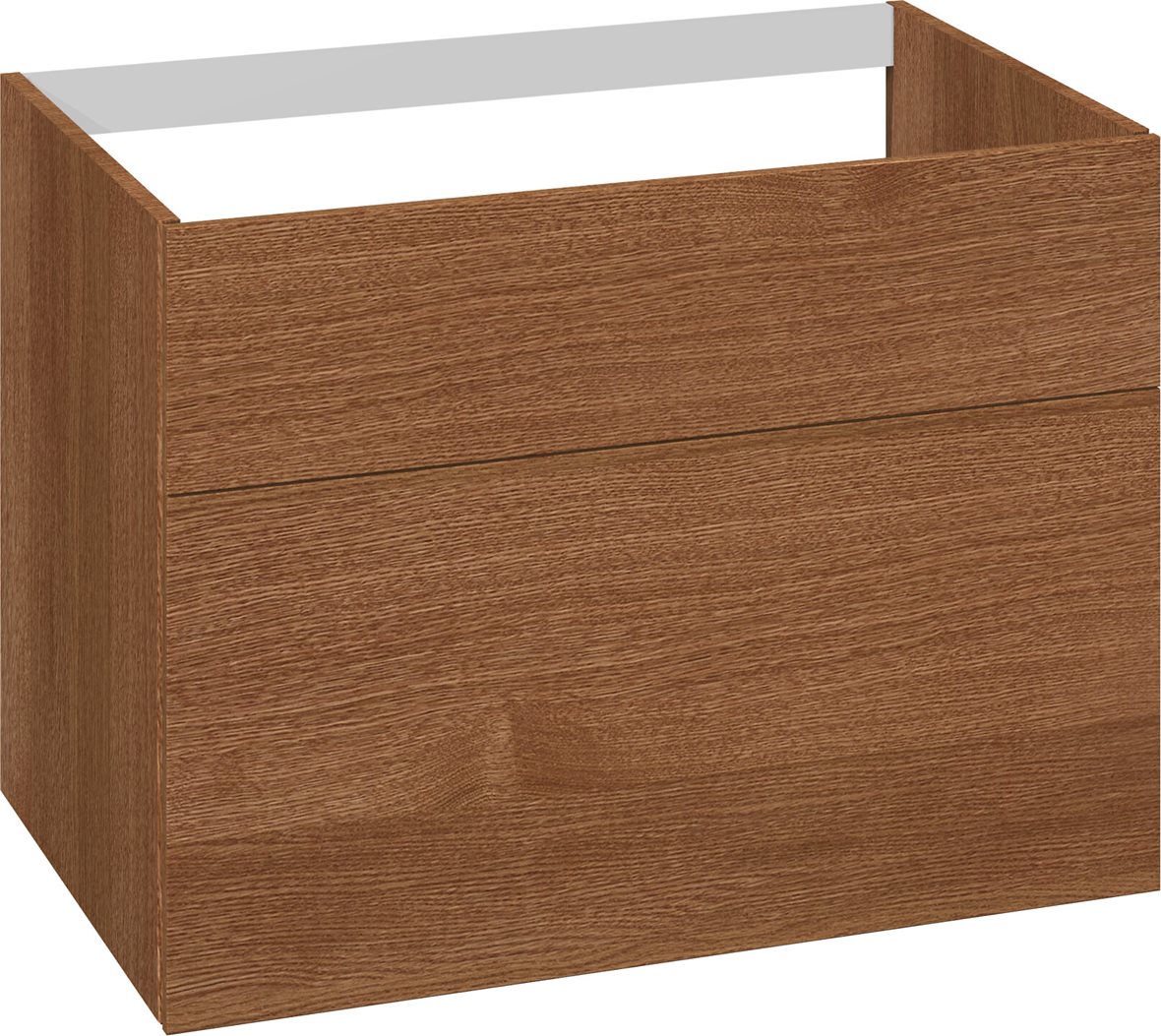 Dansani Calidris allaskaappi 80x60x50 cm punaruskea tammi 2 ltk ilman vetimiä