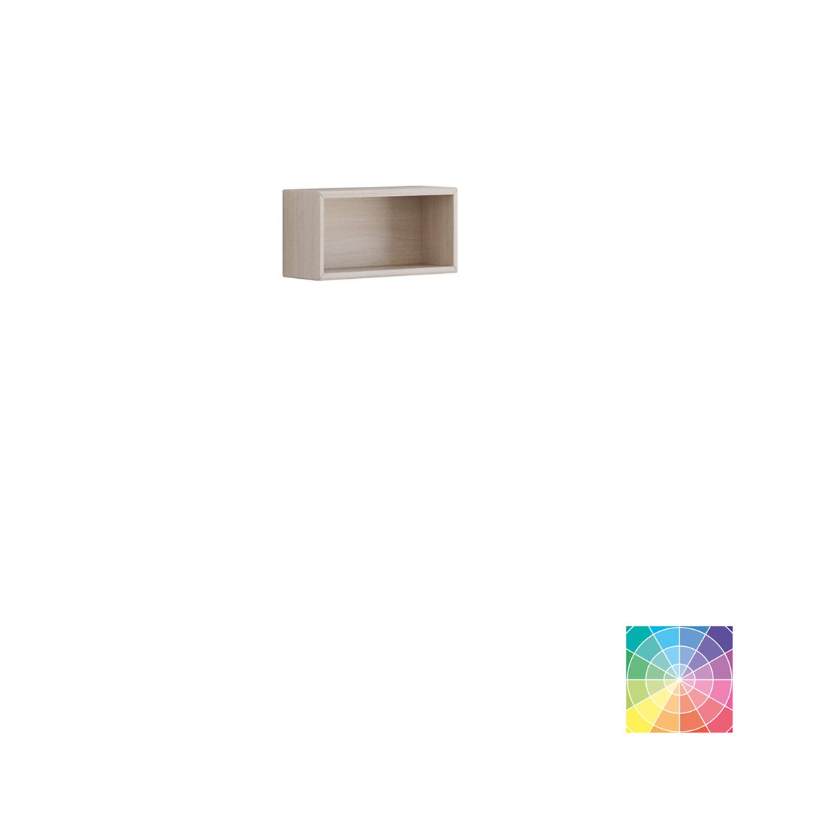 Dansani Calidris lokerohylly 40x20x14,2 cm valinnainen väri puuviilu ilman vetimiä