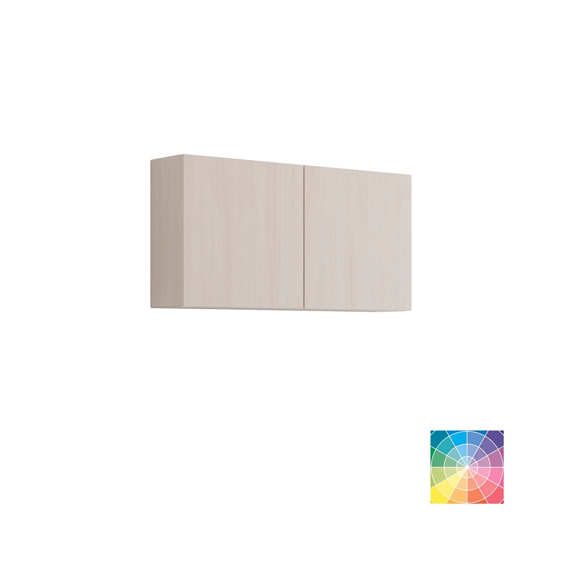 Dansani Calidris pieni kaappi 80x40x16 cm valinnainen väri puuviilu 2 ovea ilman vetimiä
