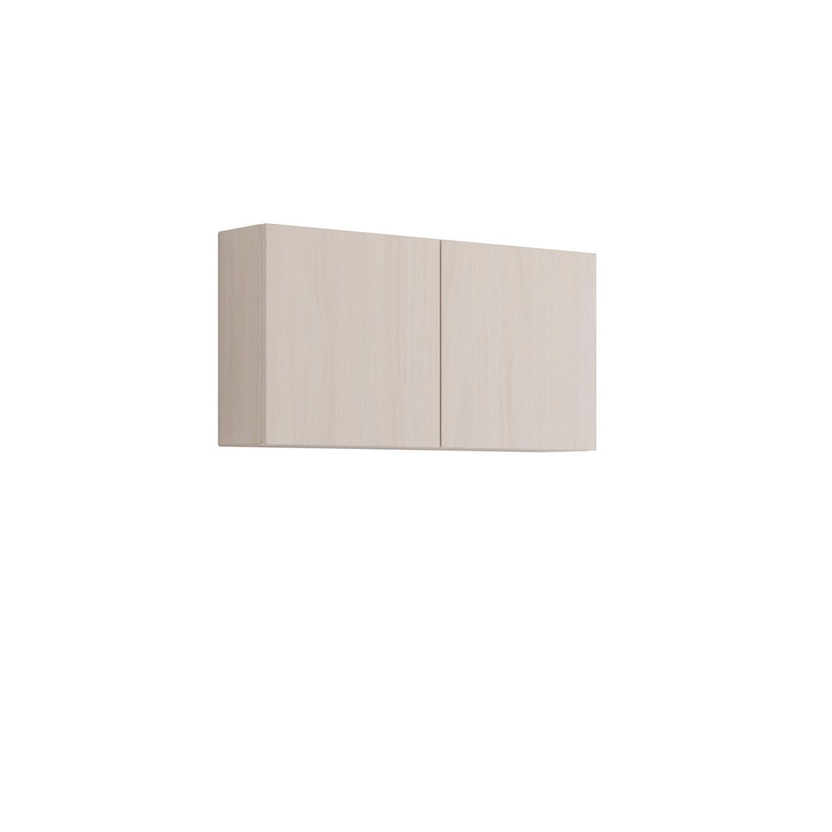 Dansani Calidris pieni kaappi 80x40x16 cm valkoinen tammi 2 ovea ilman vetimiä