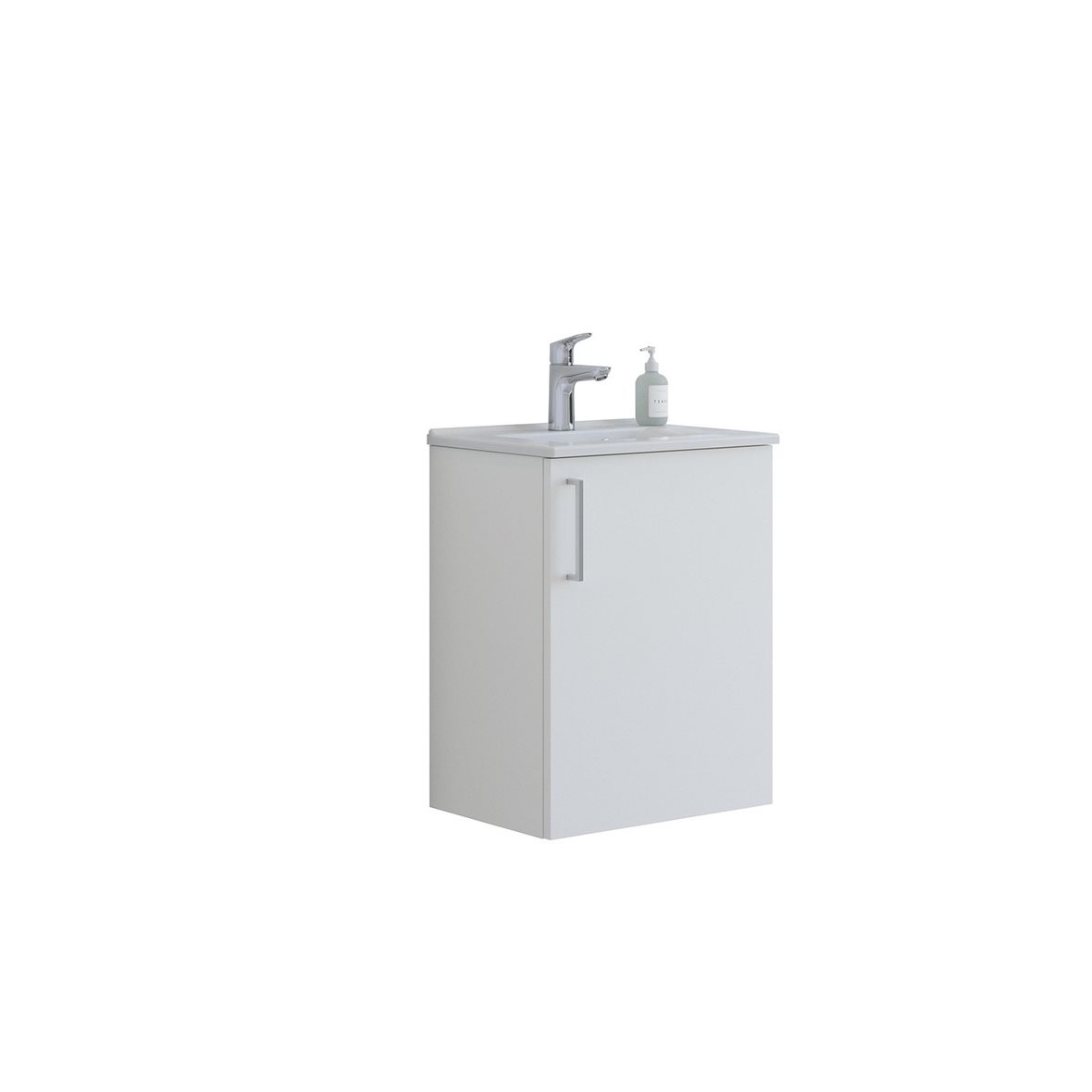 Dansani Veea kalustesetti Mini Amber 51x65,8x36,5 cm mattavalkoinen 1 ovi sisältää vetimet