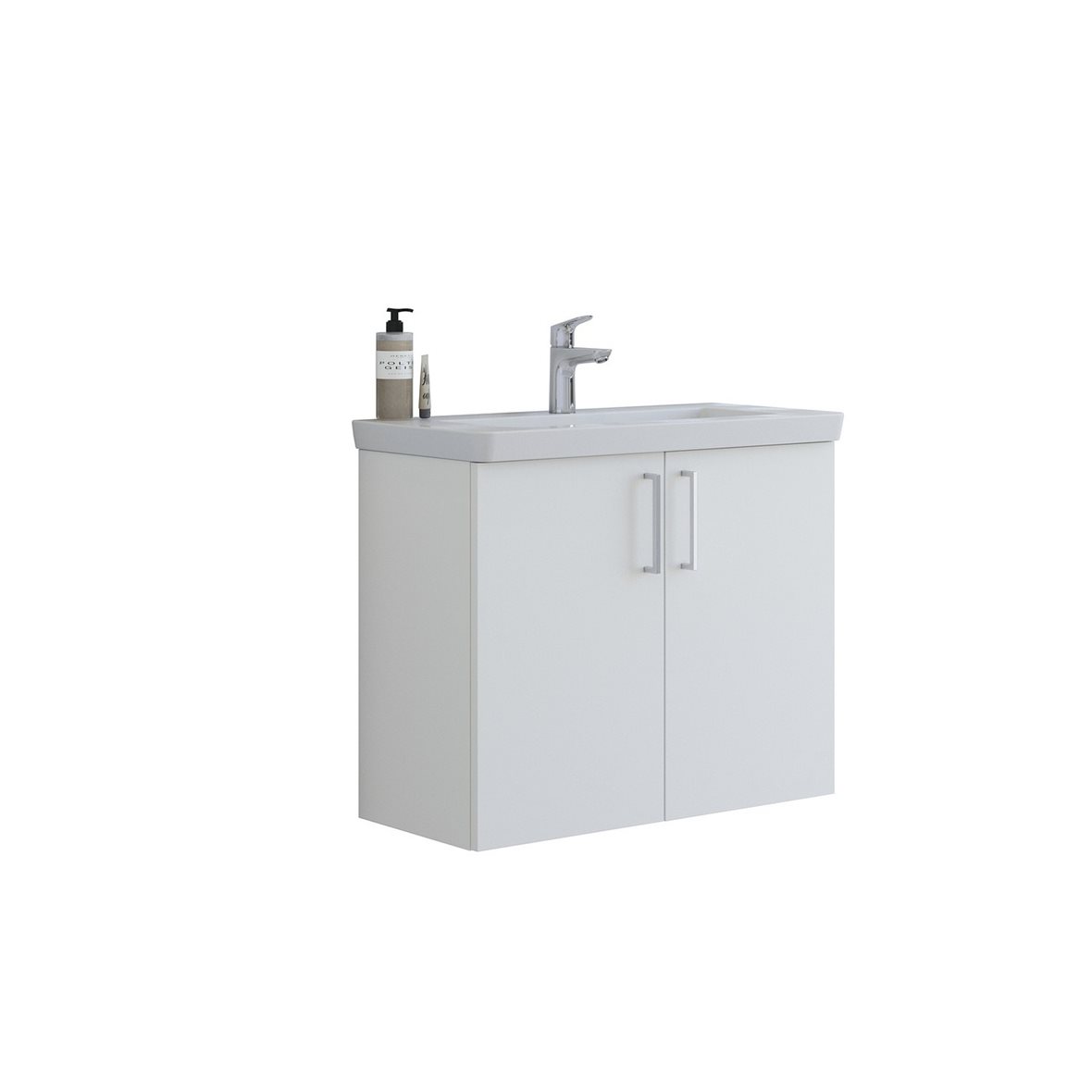 Dansani Veea kalustesetti Mini Larghetto 82,7x69x38,2 cm mattavalkoinen 2 ovea sisältää vetimet