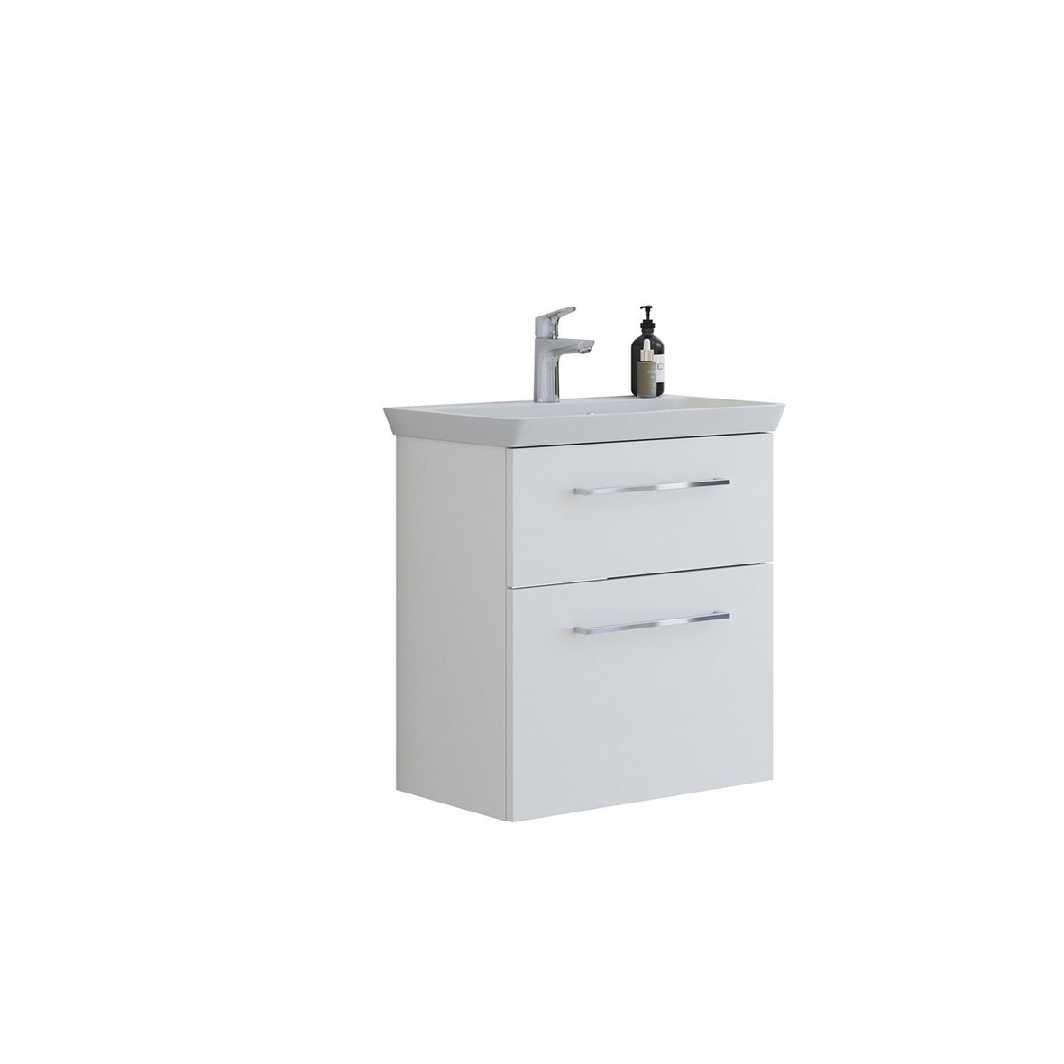 Dansani Veea kalustesetti Mini Marbelique 66x69x38 cm mattavalkoinen 2 ltk sisältää vetimet