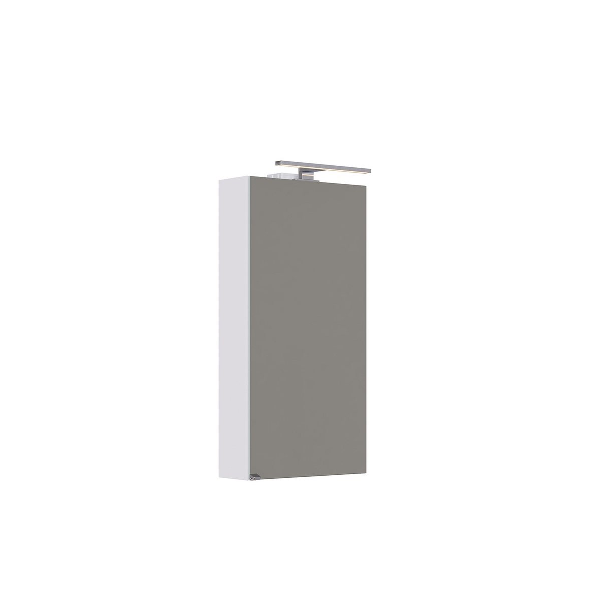 Dansani Veea valaisinpeilikaappi 40x83,5x21,8 cm mattavalkoinen 1 ovi päävalaistus ilman pistorasiaa