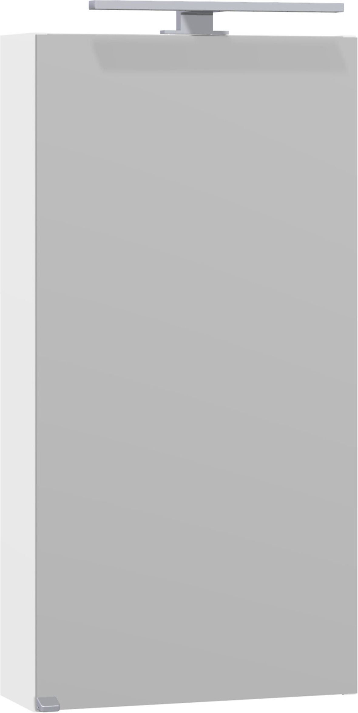 Dansani Veea valaisinpeilikaappi 40x83,5x21,8 cm mattavalkoinen 1 ovi päävalaistus pistorasia siirrettävä kaksoisjohdotus