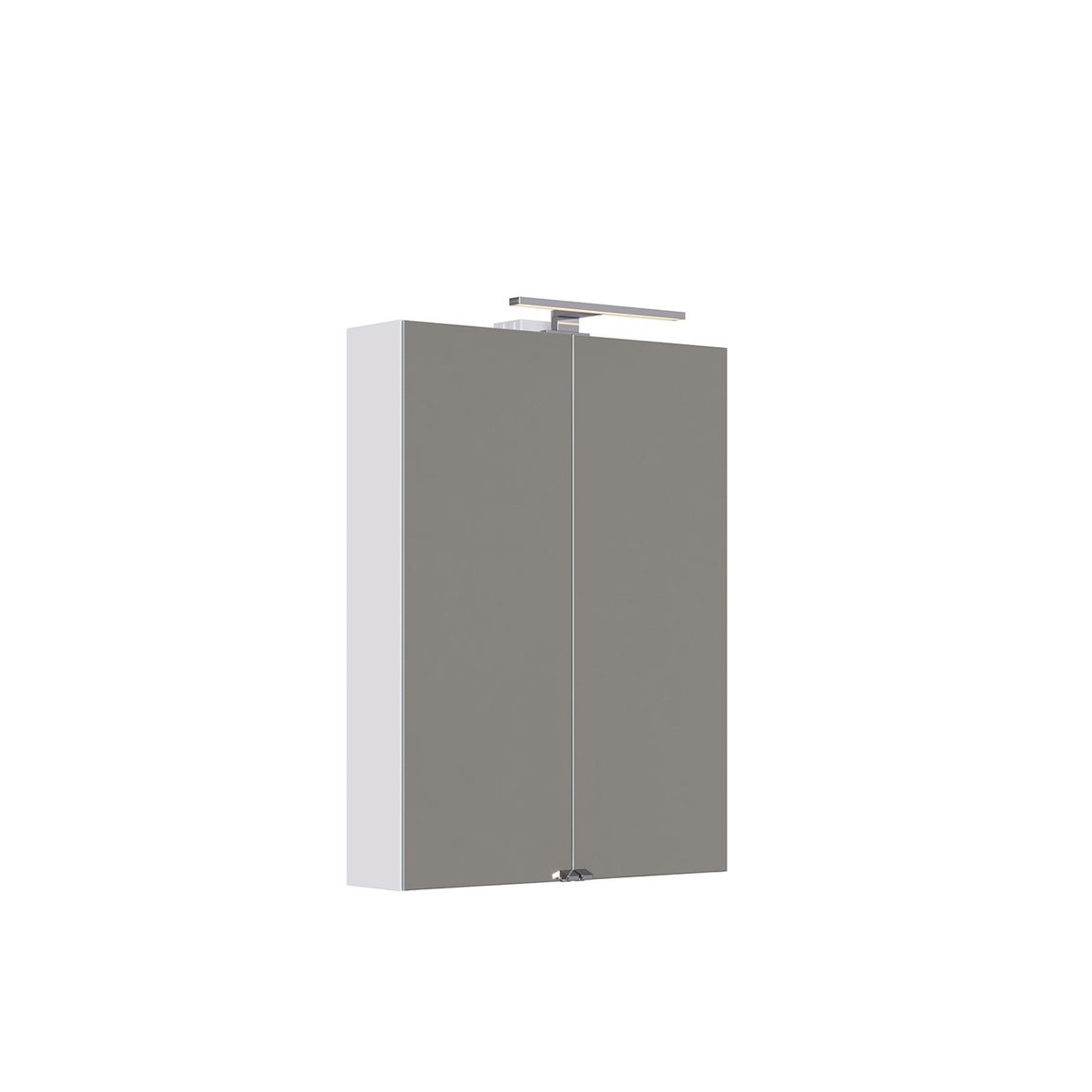 Dansani Veea valaisinpeilikaappi 60x83,5x21,8 cm mattavalkoinen 2 ovea päävalaistus ilman pistorasiaa