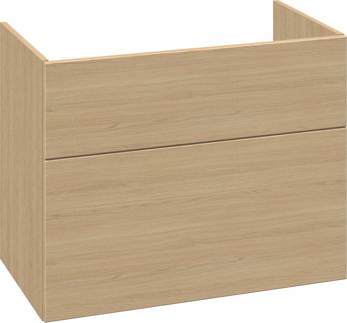 Dansani Luna allaskaappi 80x64x44 cm pohjoinen tammi 2 ltk ilman vetimiä