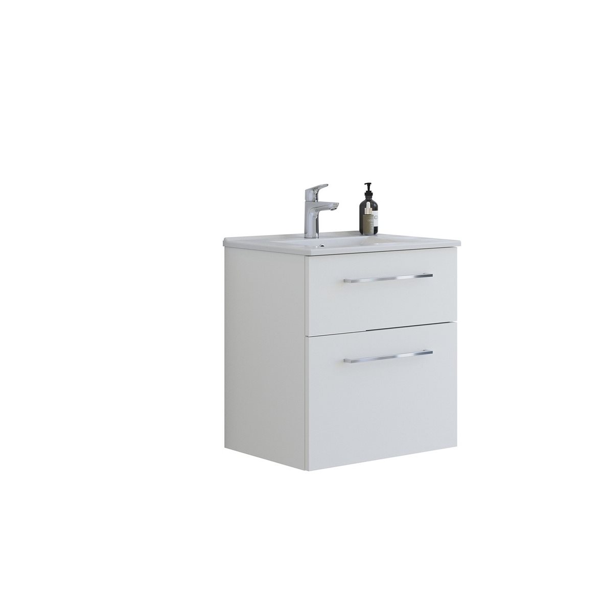 Dansani Mido Urban Pro kalustesetti Amber 61x65,8x45,5 cm mattavalkoinen 2 ltk sisältää vetimet