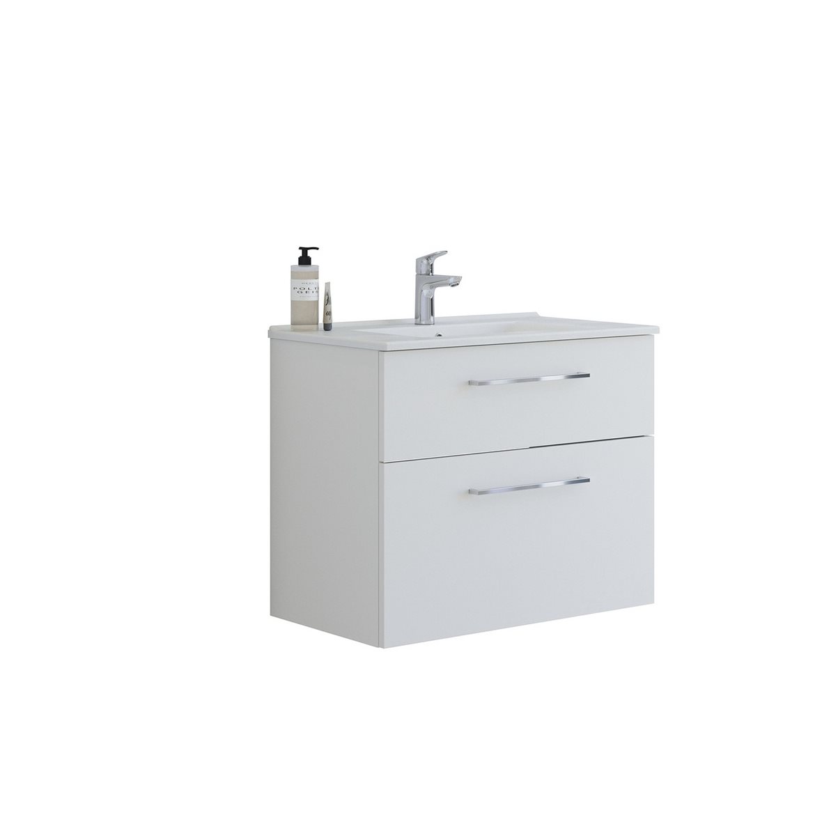 Dansani Mido Urban Pro kalustesetti Amber 81x65,8x45,5 cm mattavalkoinen 2 ltk sisältää vetimet