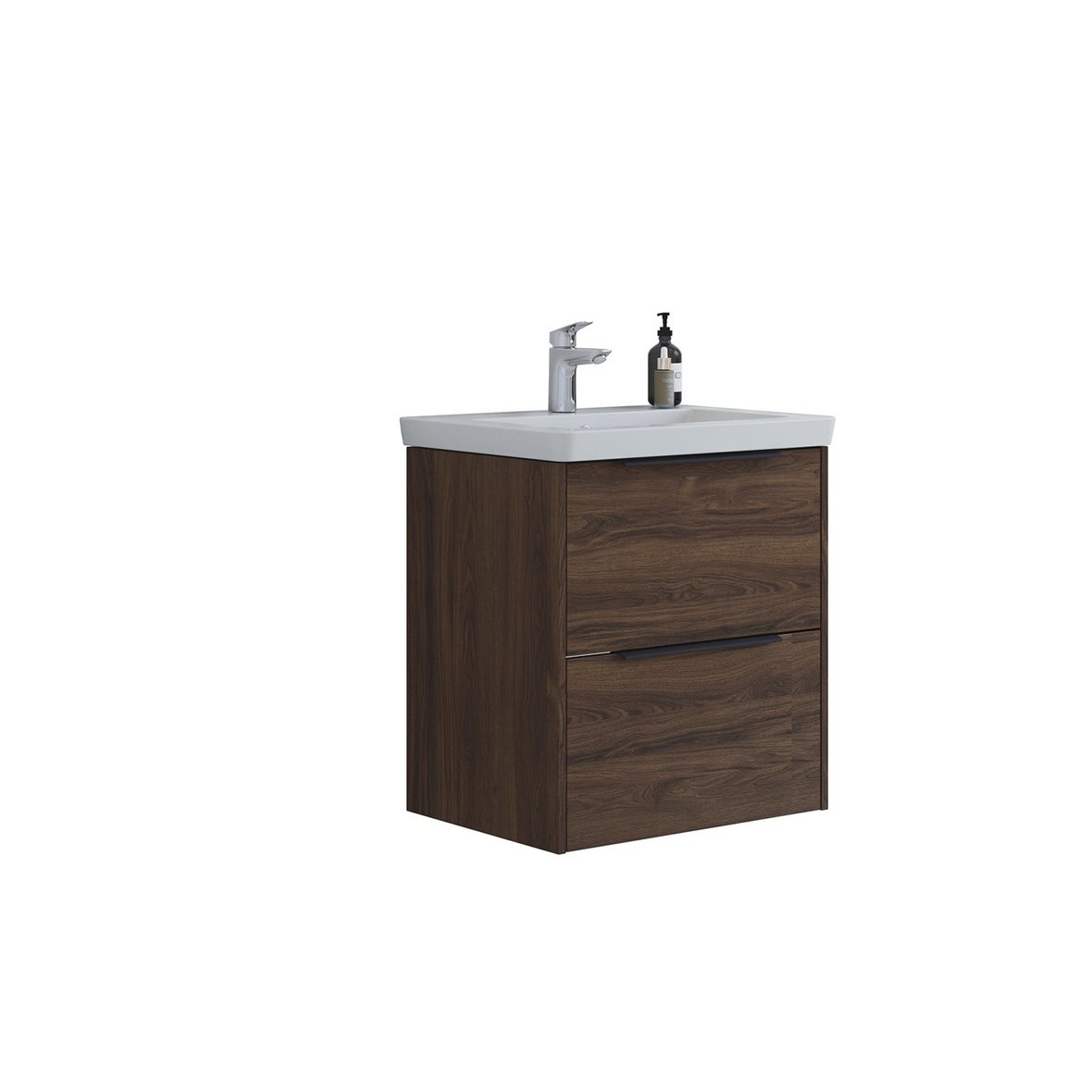 Dansani Mido Classic Pro kalustesetti Larghetto 62,7x69x47,2 cm ruskea tammi 2 ltk sisältää vetimet