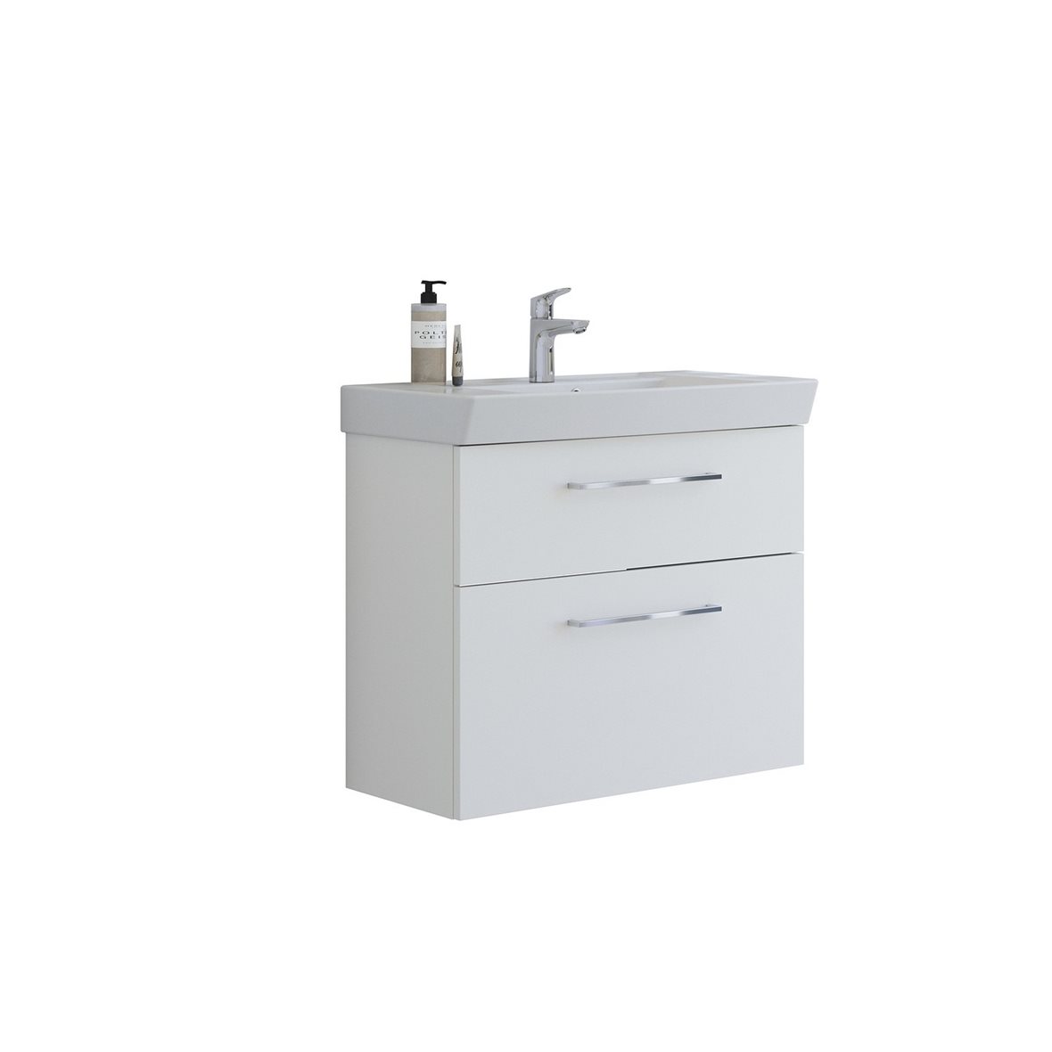 Dansani Mido Urban Pro kalustesetti Cappella 82x72,8x40,5 cm mattavalkoinen 2 ltk sisältää vetimet