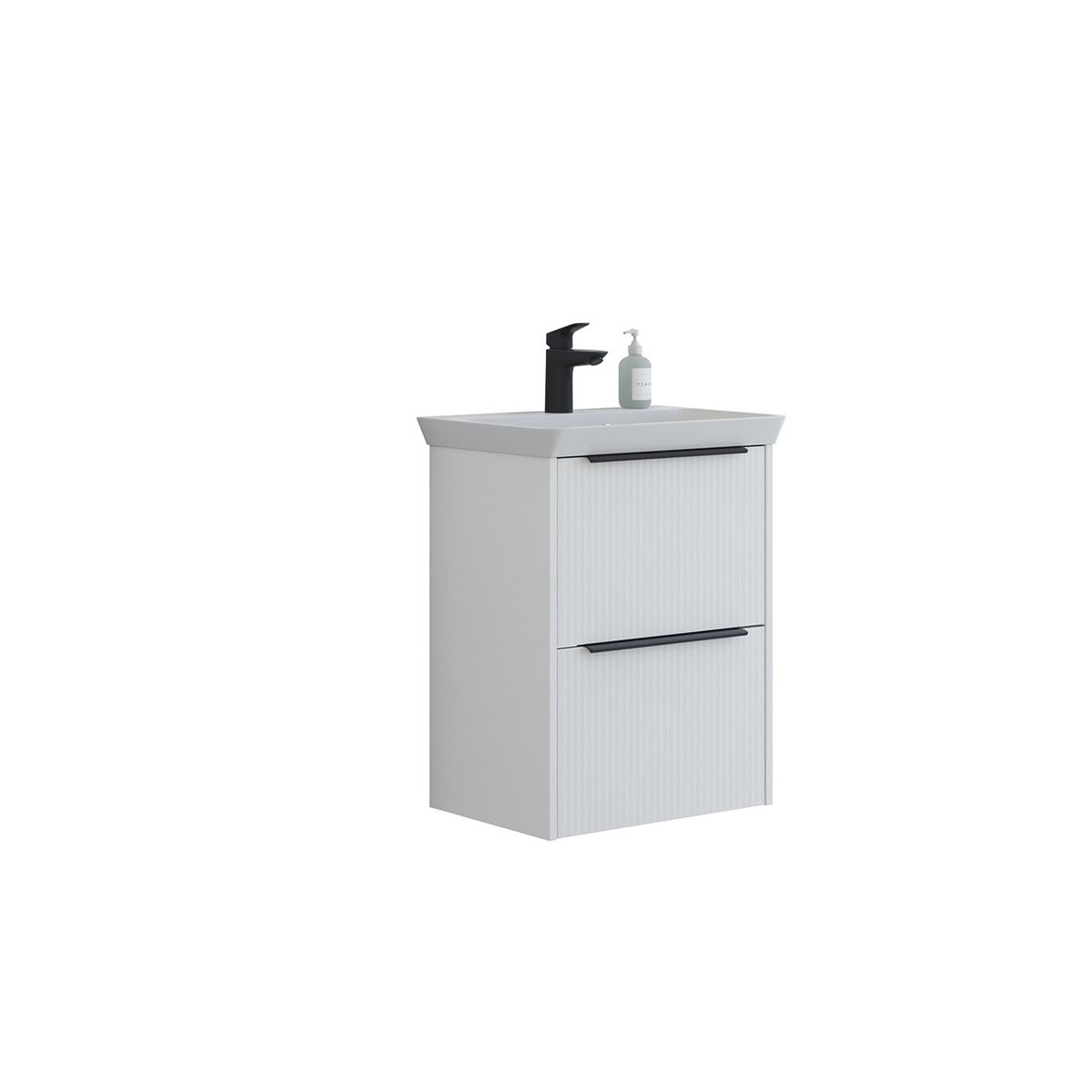 Dansani Mido Classic Pro kalustesetti Mini Marbelique 55,4x69x37,7 cm urakuvioitu mattavalkoinen 2 ltk sisältää vetimet