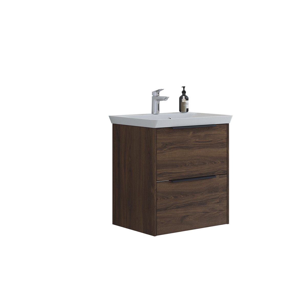 Dansani Mido Classic Pro kalustesetti Marbelique 65,4x69x46,7 cm ruskea tammi 2 ltk sisältää vetimet