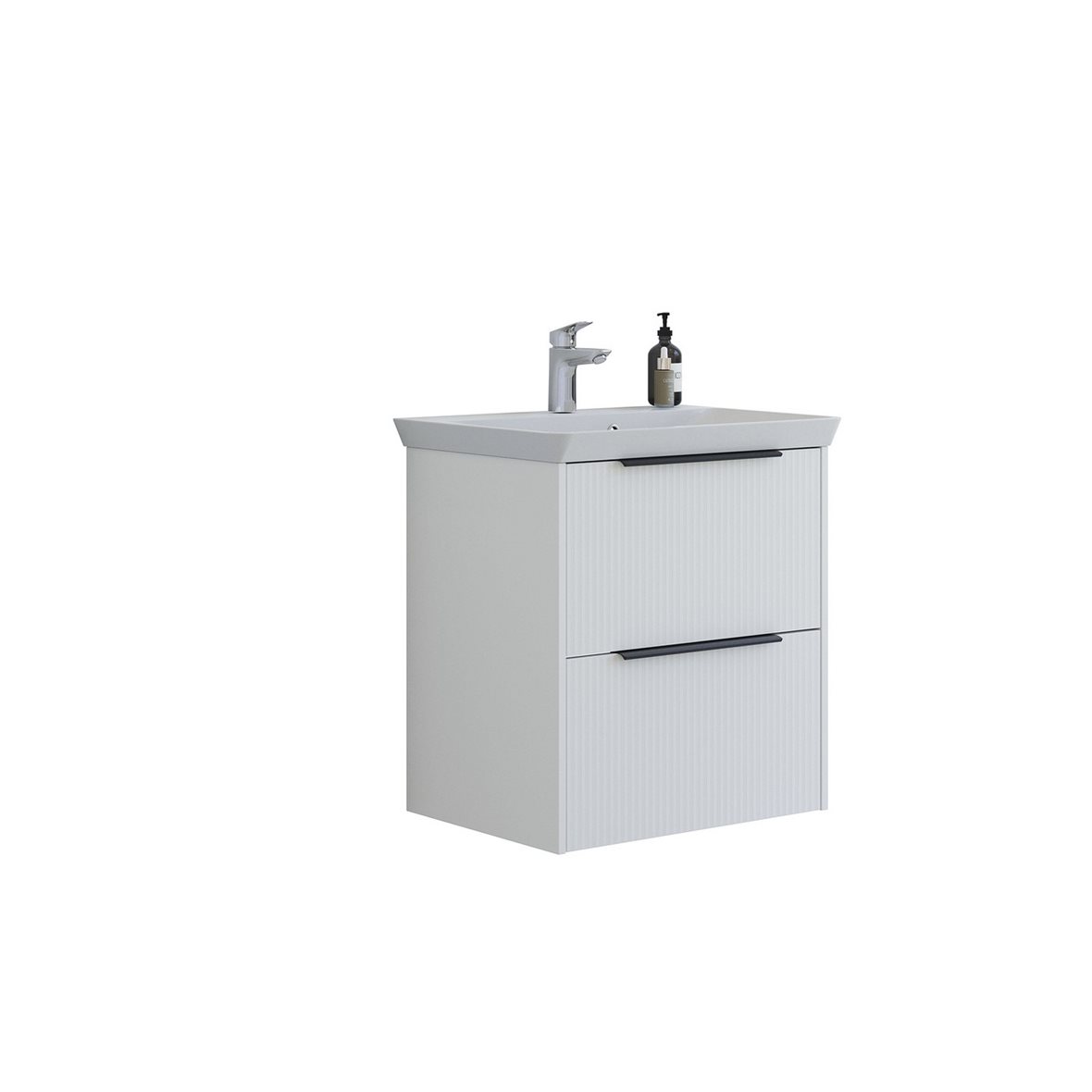 Dansani Mido Classic Pro kalustesetti Marbelique 65,4x69x46,7 cm urakuvioitu mattavalkoinen 2 ltk sisältää vetimet