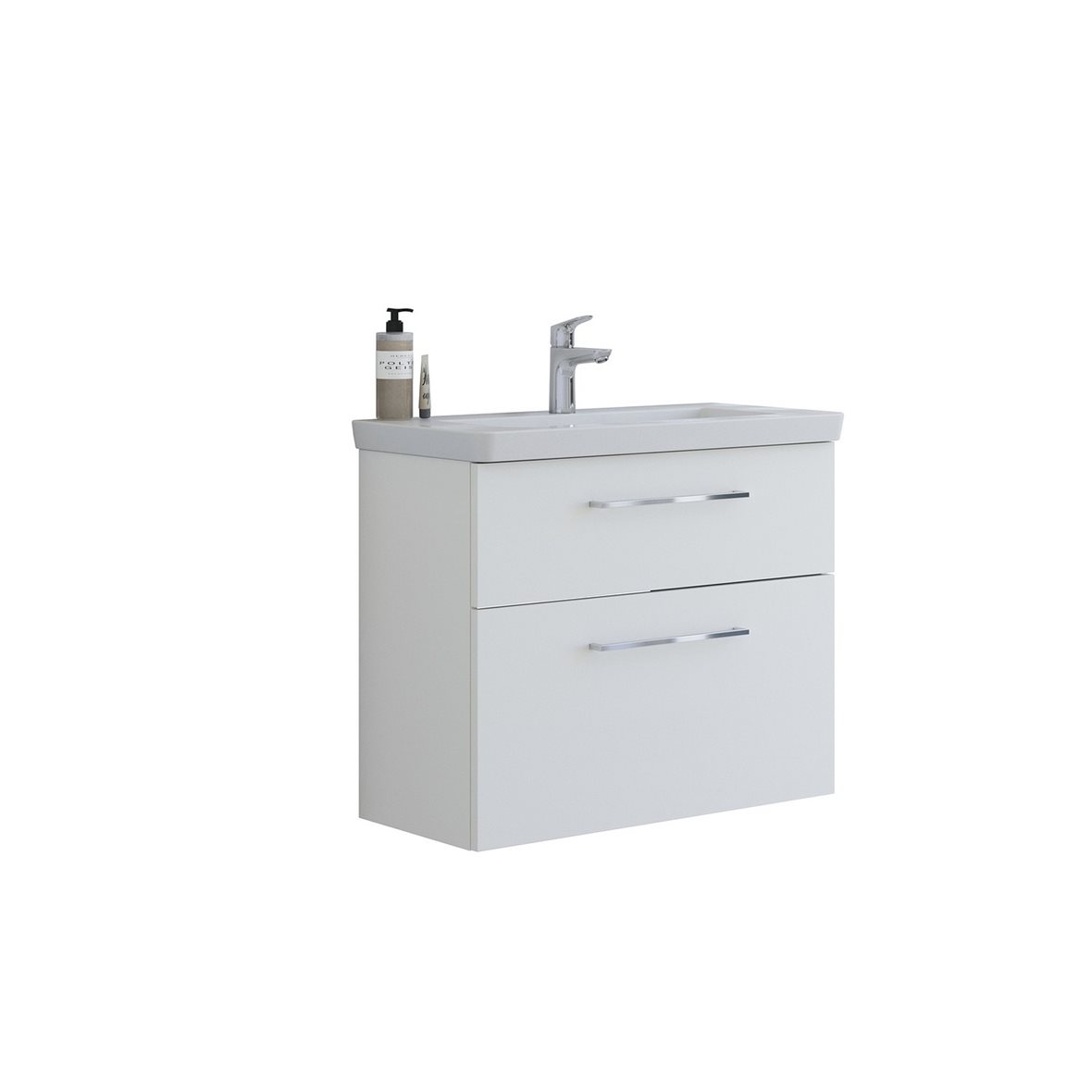 Dansani Mido Urban Pro kalustesetti Mini Larghetto 82,7x69x38,2 cm mattavalkoinen 2 ltk sisältää vetimet