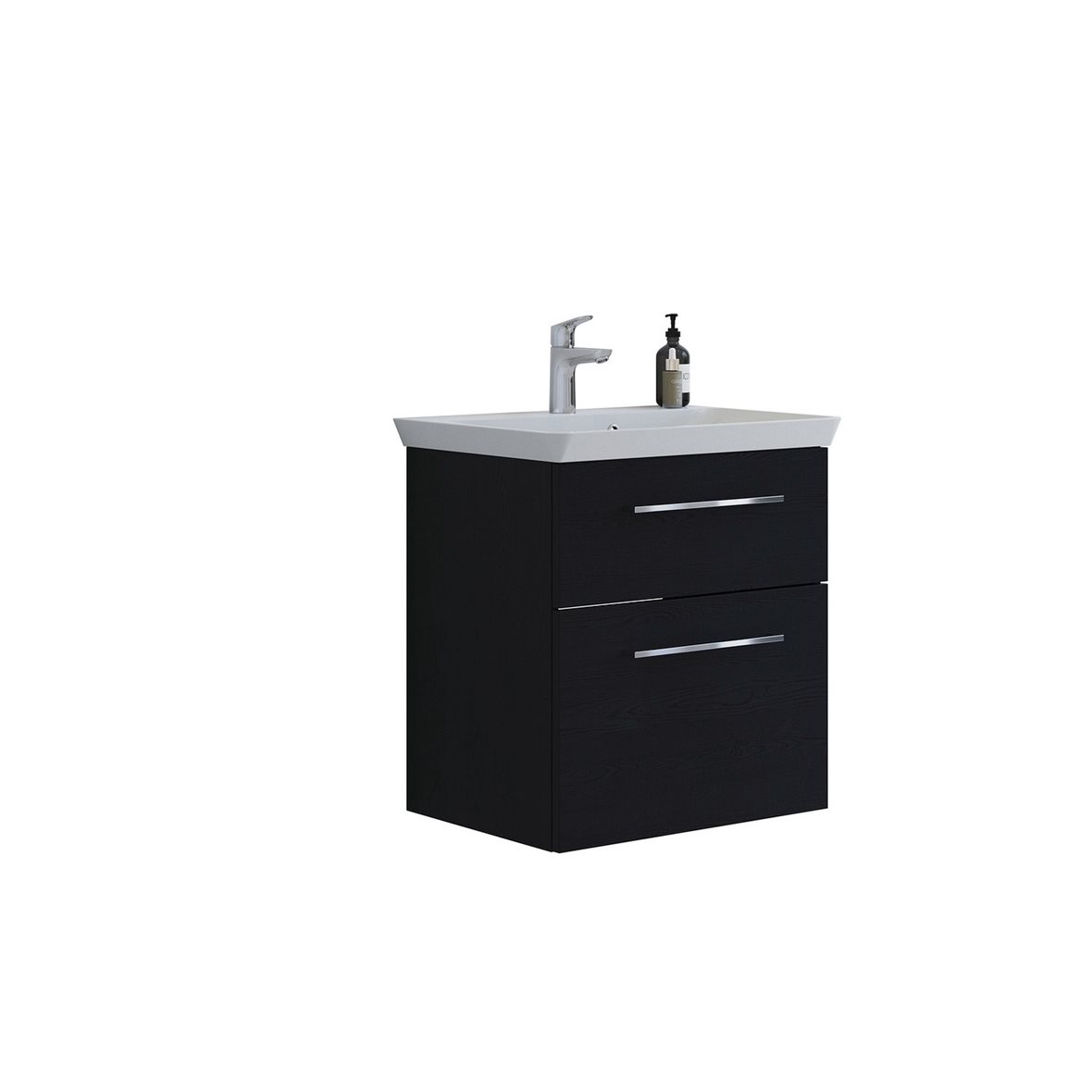 Dansani Mido Urban Pro kalustesetti Marbelique 65,4x69x46,7 cm musta tammi 2 ltk sisältää vetimet