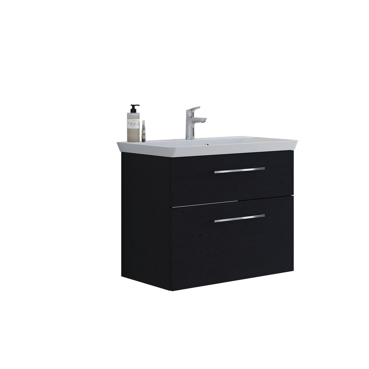 Dansani Mido Urban Pro kalustesetti Marbelique 85,4x69x46,7 cm musta tammi 2 ltk sisältää vetimet