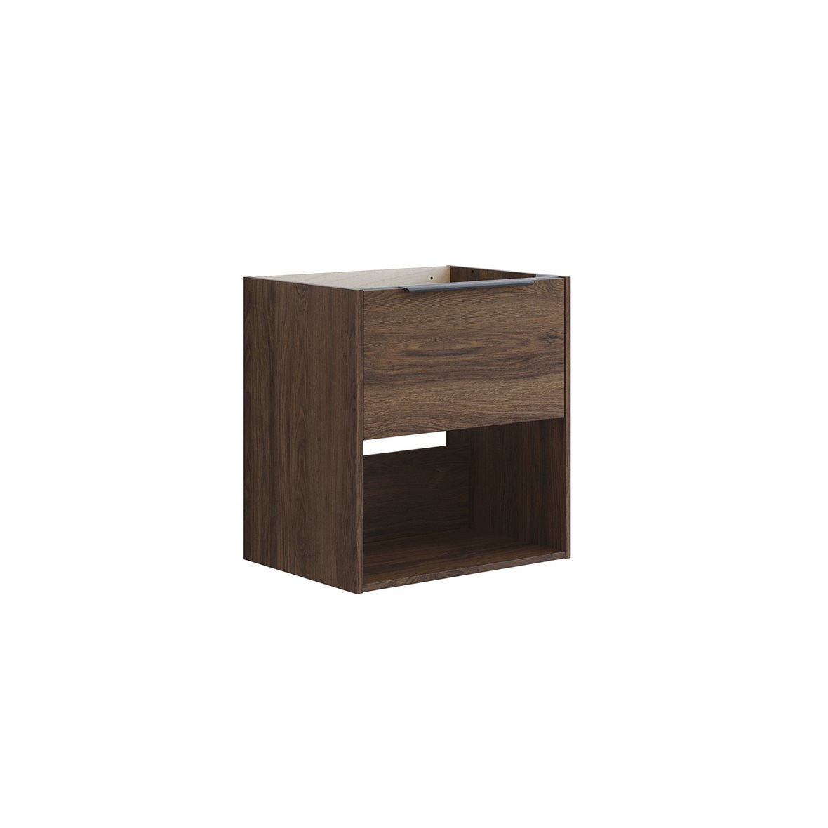 Dansani Mido Classic Pro allaskaappi 60x64x44 cm ruskea tammi 1 ltk sisältää vetimet seinäviemäröinti