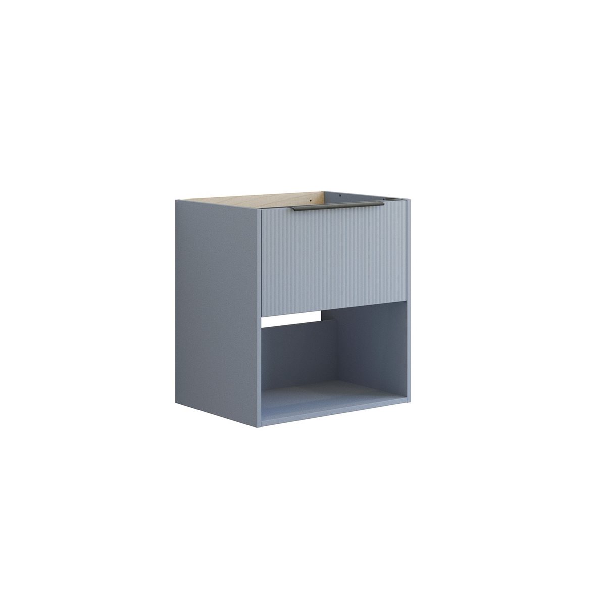 Dansani Mido Classic allaskaappi 60x64x44 cm urakuvioitu vaaleansininen 1 ltk sisältää vetimet