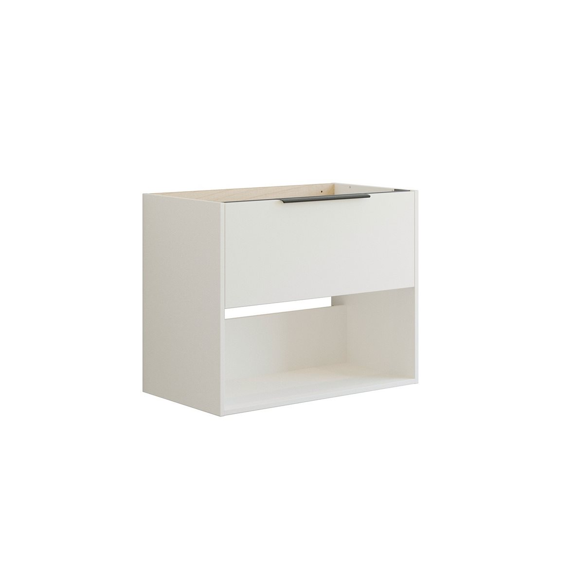 Dansani Mido Classic allaskaappi 80x64x44 cm mattavalkoinen 1 ltk sisältää vetimet seinäviemäröinti