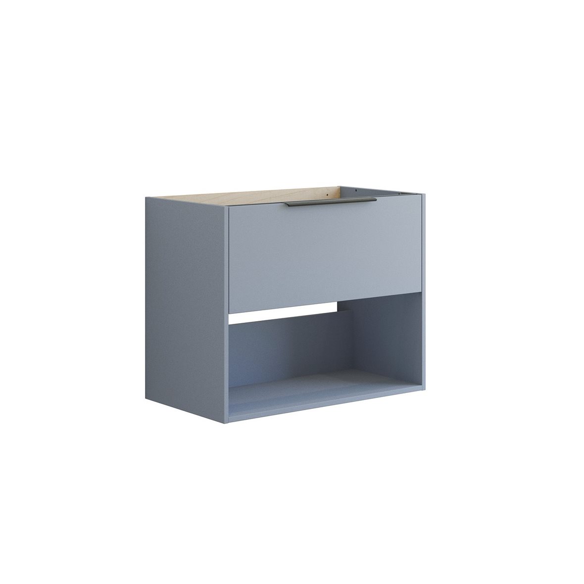 Dansani Mido Classic allaskaappi 80x64x44 cm vaaleansininen 1 ltk sisältää vetimet seinäviemäröinti