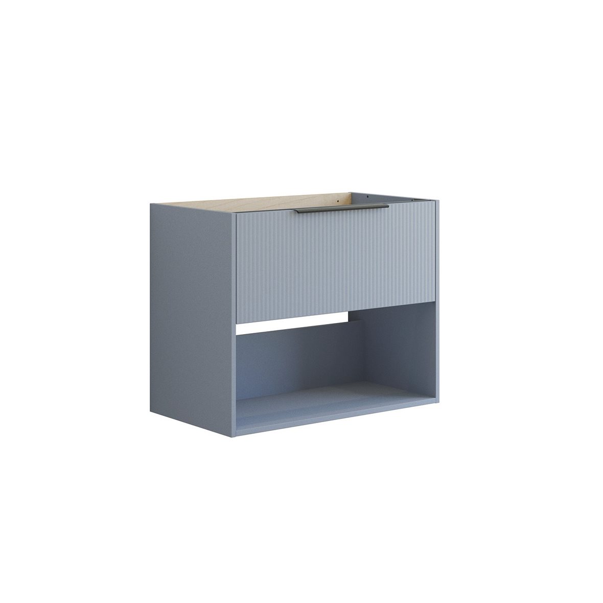 Dansani Mido Classic allaskaappi 80x64x44 cm urakuvioitu vaaleansininen 1 ltk sisältää vetimet seinäviemäröinti