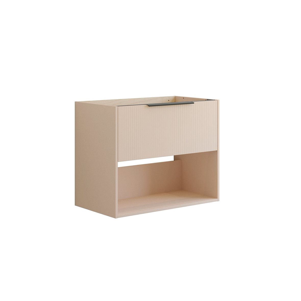 Dansani Mido Classic allaskaappi 80x64x44 cm urakuvioitu hiekka 1 ltk sisältää vetimet seinäviemäröinti