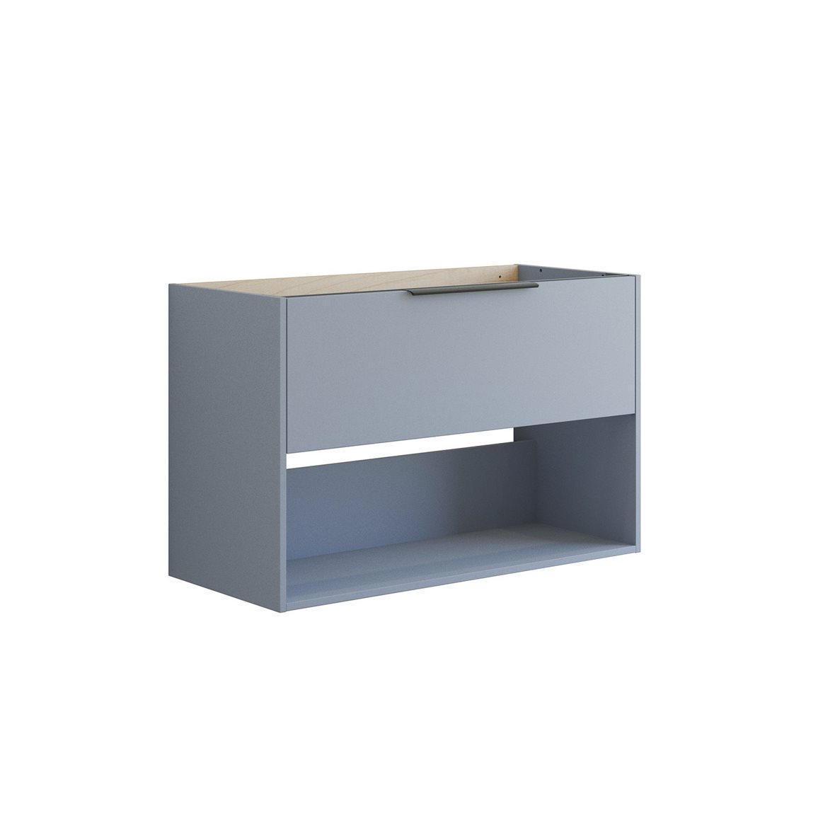 Dansani Mido Classic allaskaappi 100x64x44 cm vaaleansininen 1 ltk sisältää vetimet seinäviemäröinti