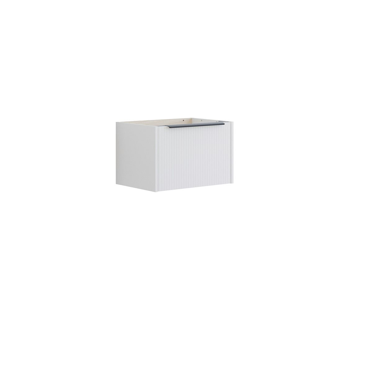 Dansani Mido Classic allaskaappi 50x32x35 cm urakuvioitu mattavalkoinen 1 ltk sisältää vetimet