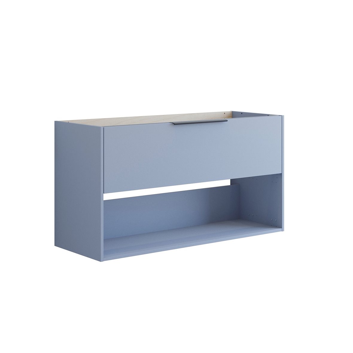 Mido Classic allaskaappi 120x64x44 cm vaaleansininen 1 ltk sisältää vetimet