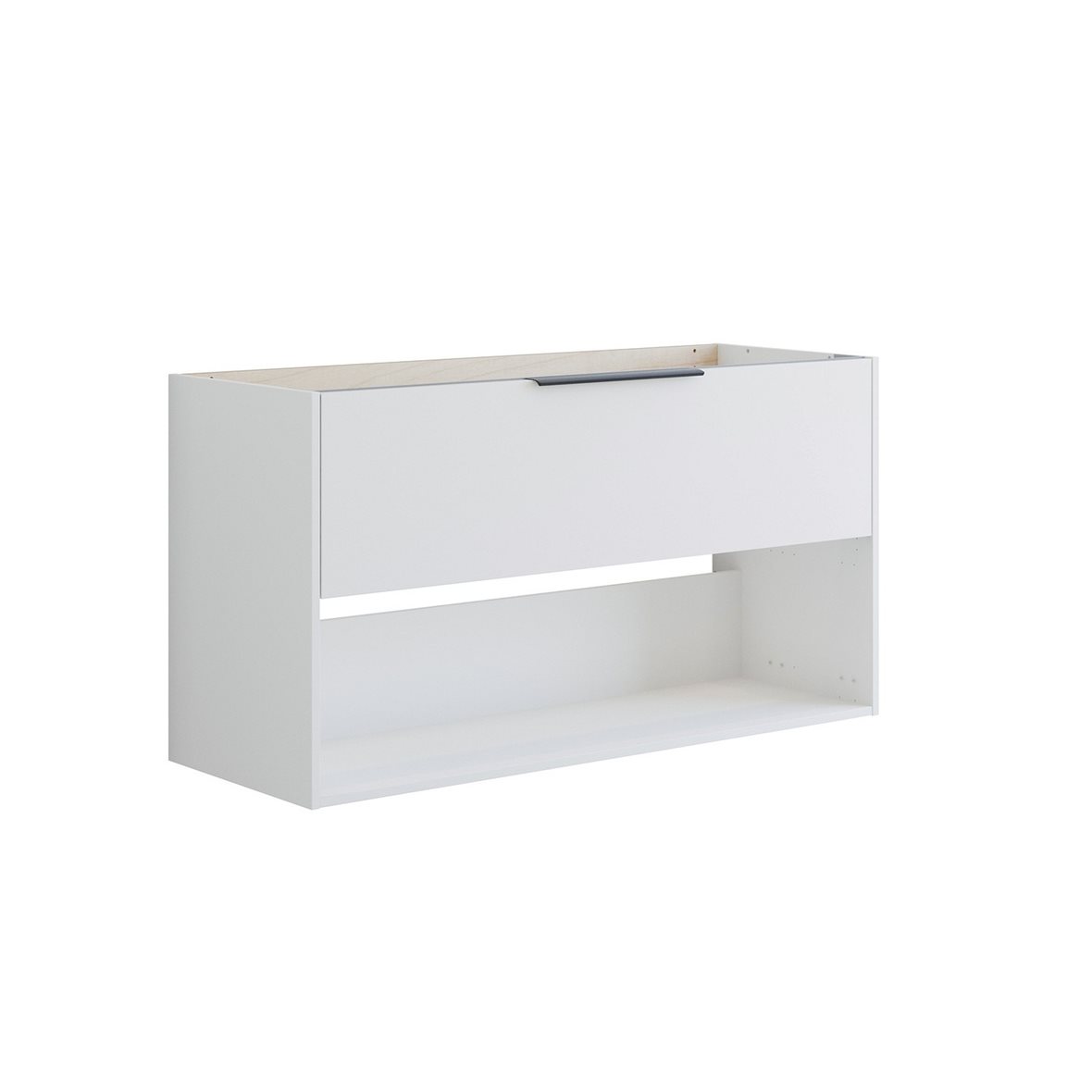 Mido Classic allaskaappi 120x64x44 cm mattavalkoinen 1 ltk sisältää vetimet kaksoisaltaalle