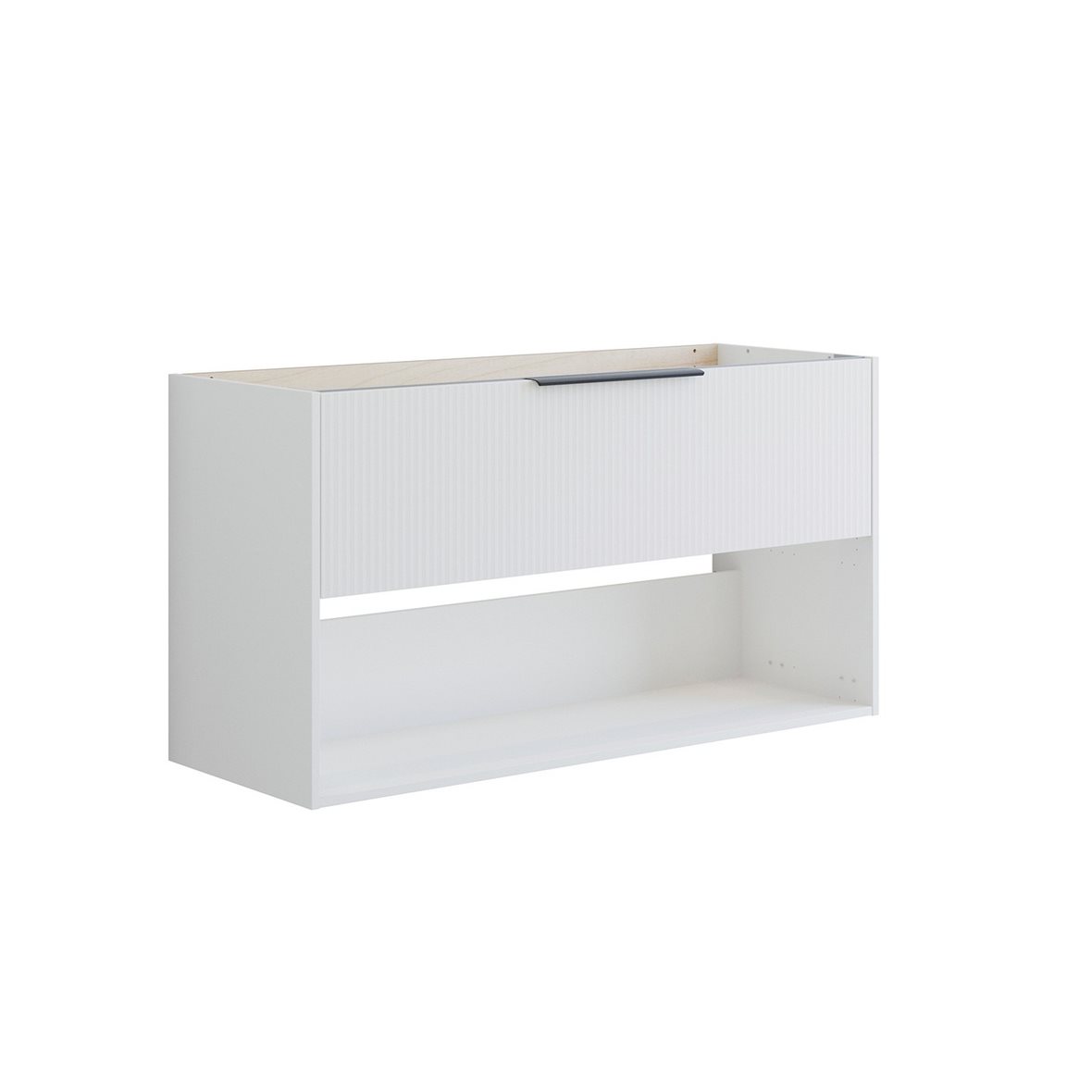 Mido Classic allaskaappi 120x64x44 cm mattavalkoinen 1 ltk sisältää vetimet kaksoisaltaalle