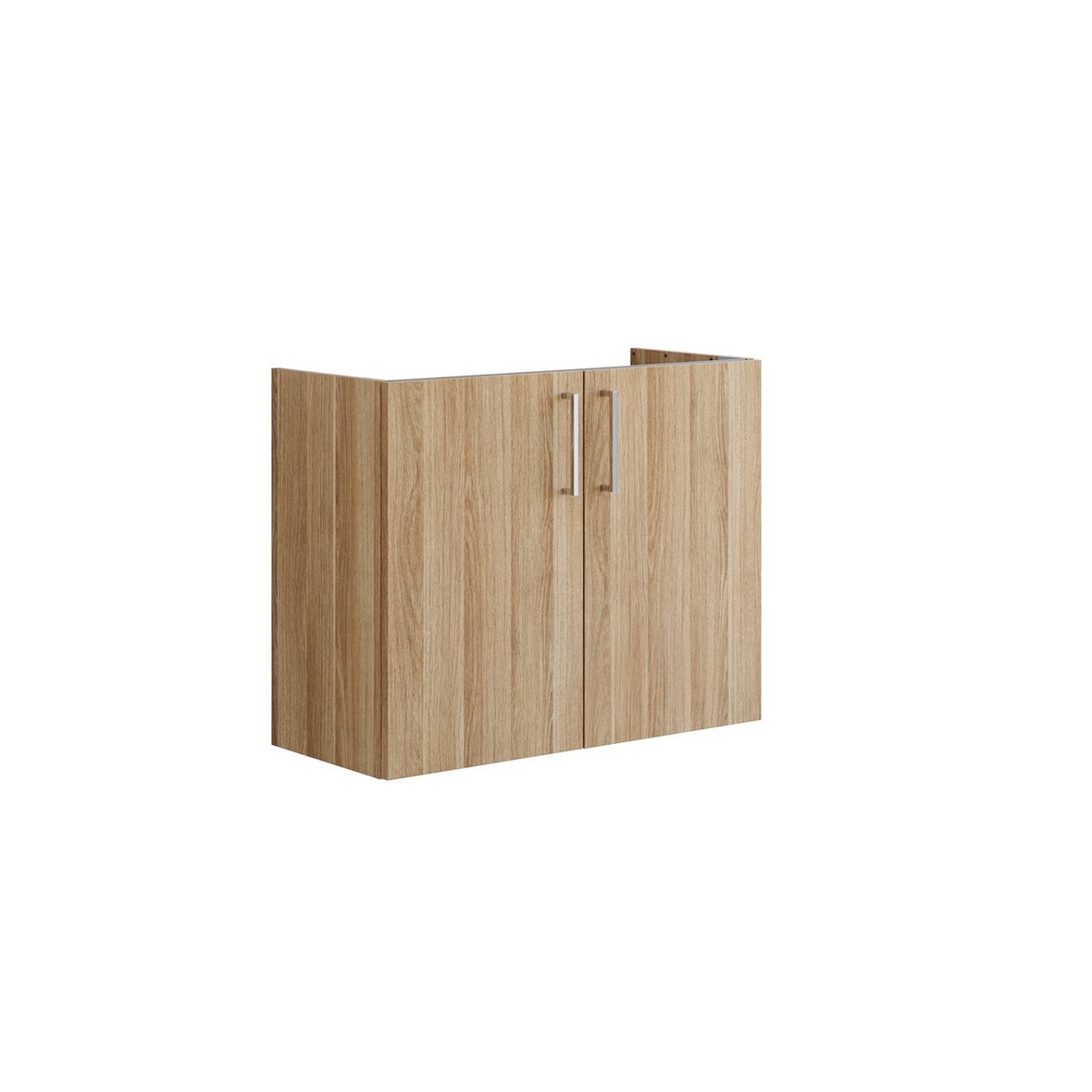 Mido Urban allaskaappi 80x64x35 cm lämmin tammi 2 ovea sisältää vetimet