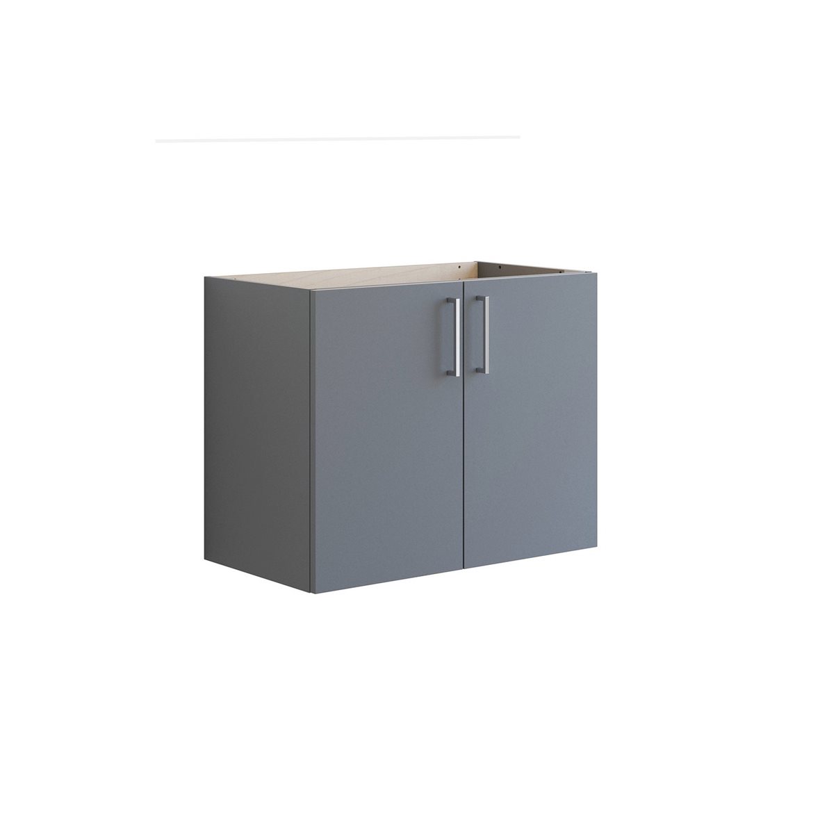 Mido Urban allaskaappi 80x64x44 cm mattaharmaa 2 ovea sisältää vetimet