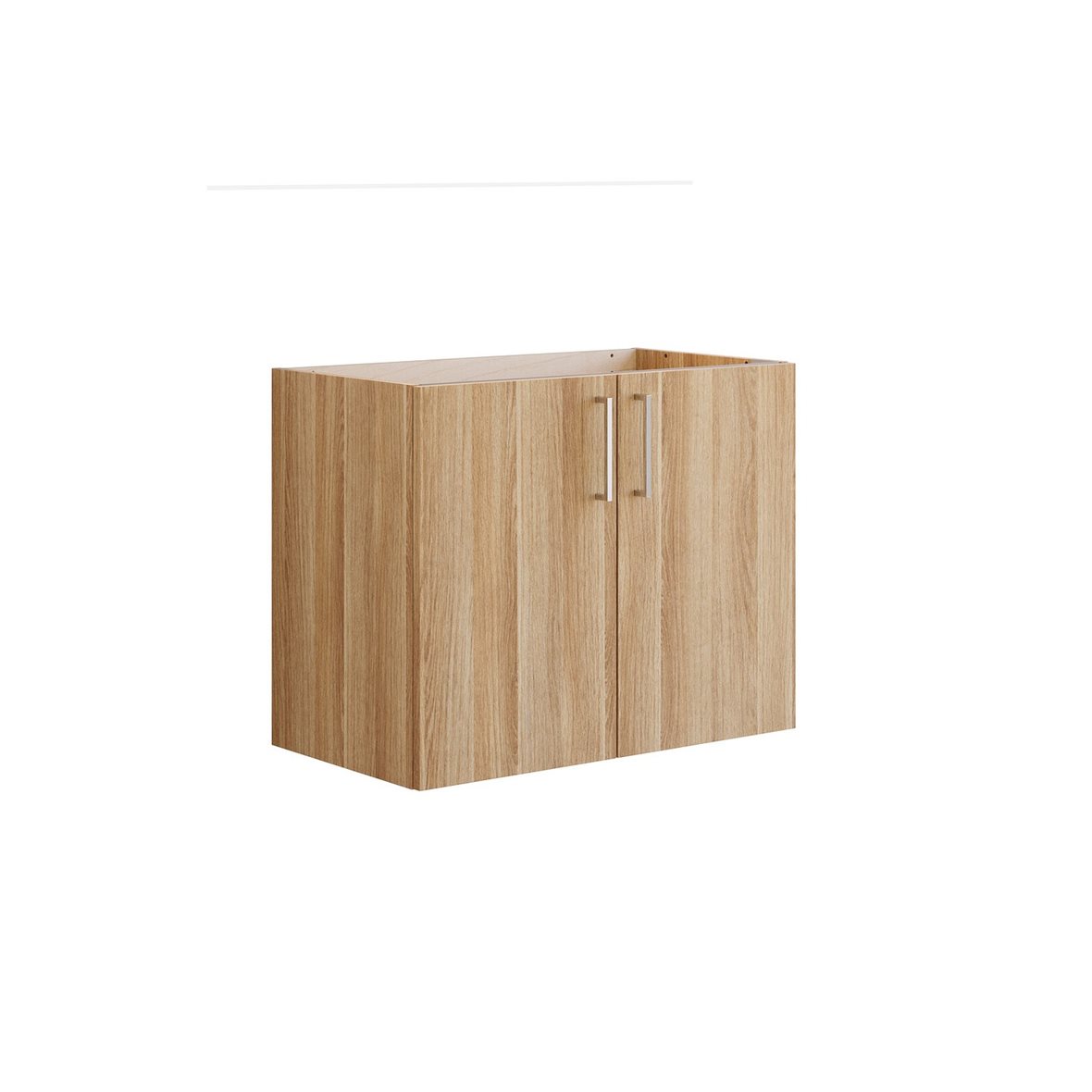 Mido Urban allaskaappi 80x64x44 cm lämmin tammi 2 ovea sisältää vetimet