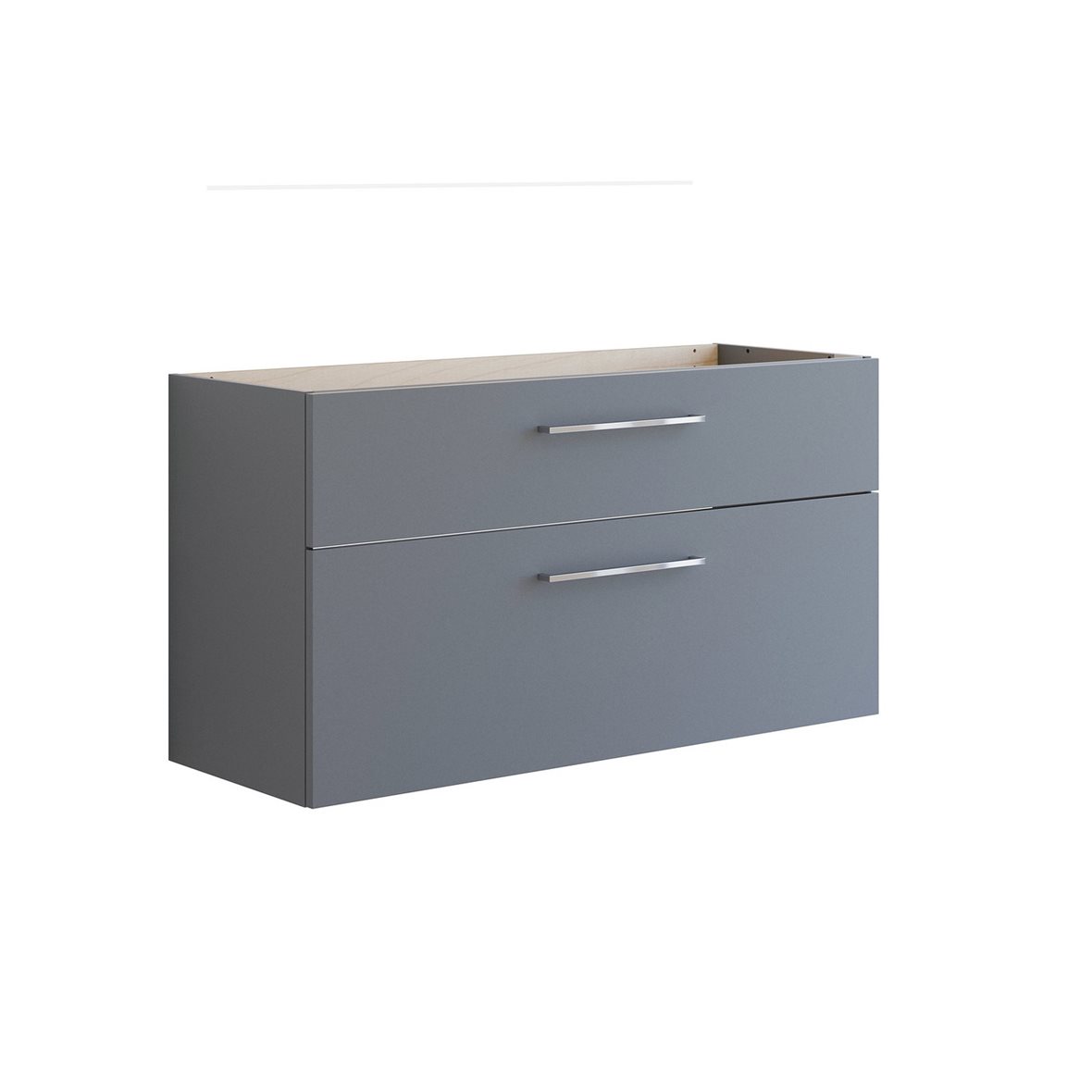 Mido Urban allaskaappi 120x64x44 cm mattaharmaa 2 ltk sisältää vetimet kaksoisaltaalle