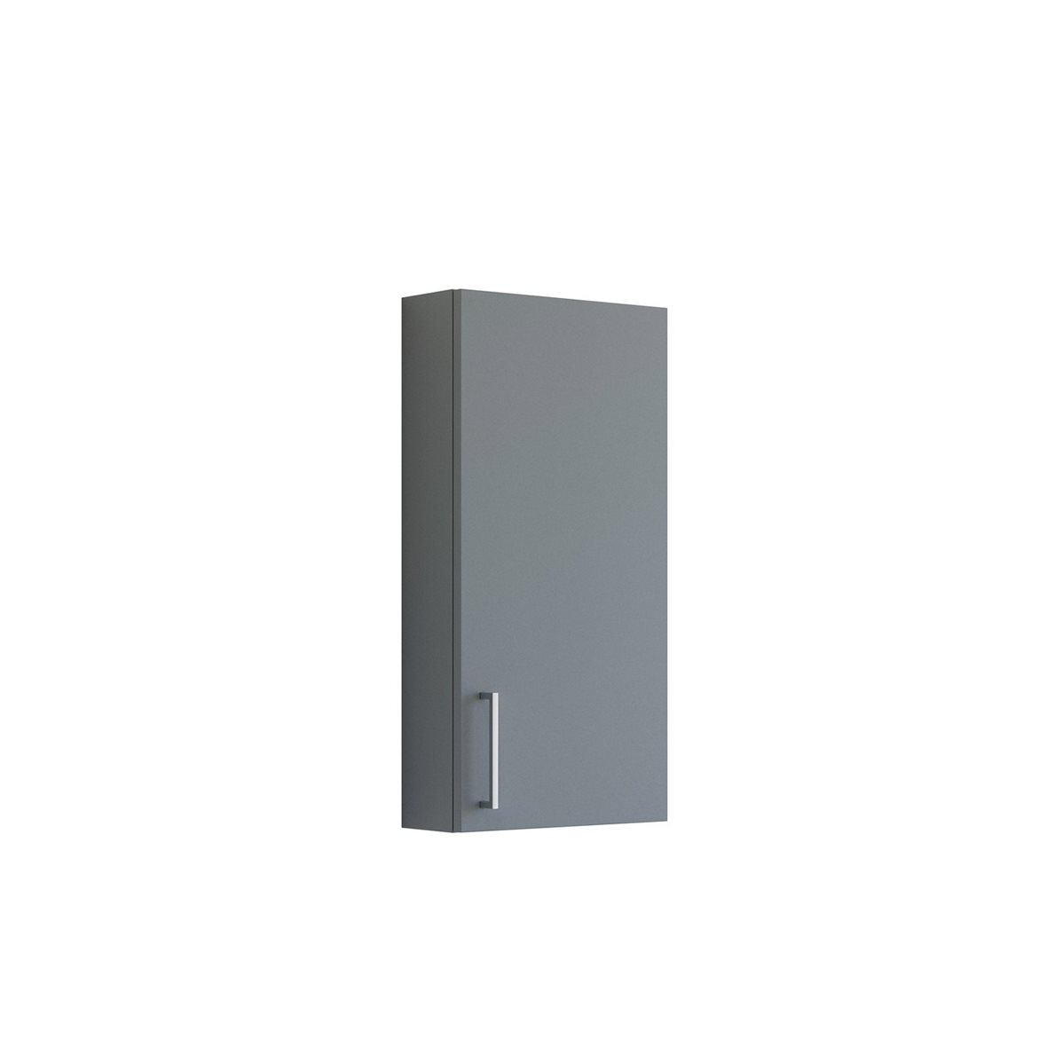 Dansani Mido Urban pieni kaappi 40x80x19 cm mattaharmaa 1 ovi sisältää vetimet