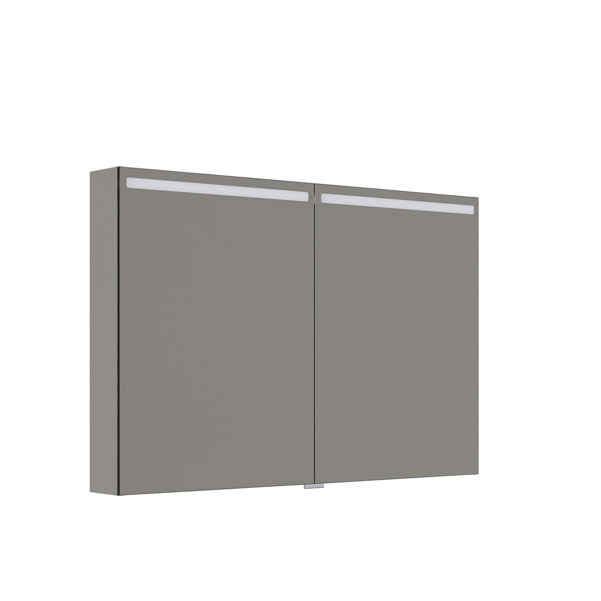 Dansani Top valaisinpeilikaappi 120x80x14,5 cm alu-look 2 ovea päävalaistus pistorasia oikealla