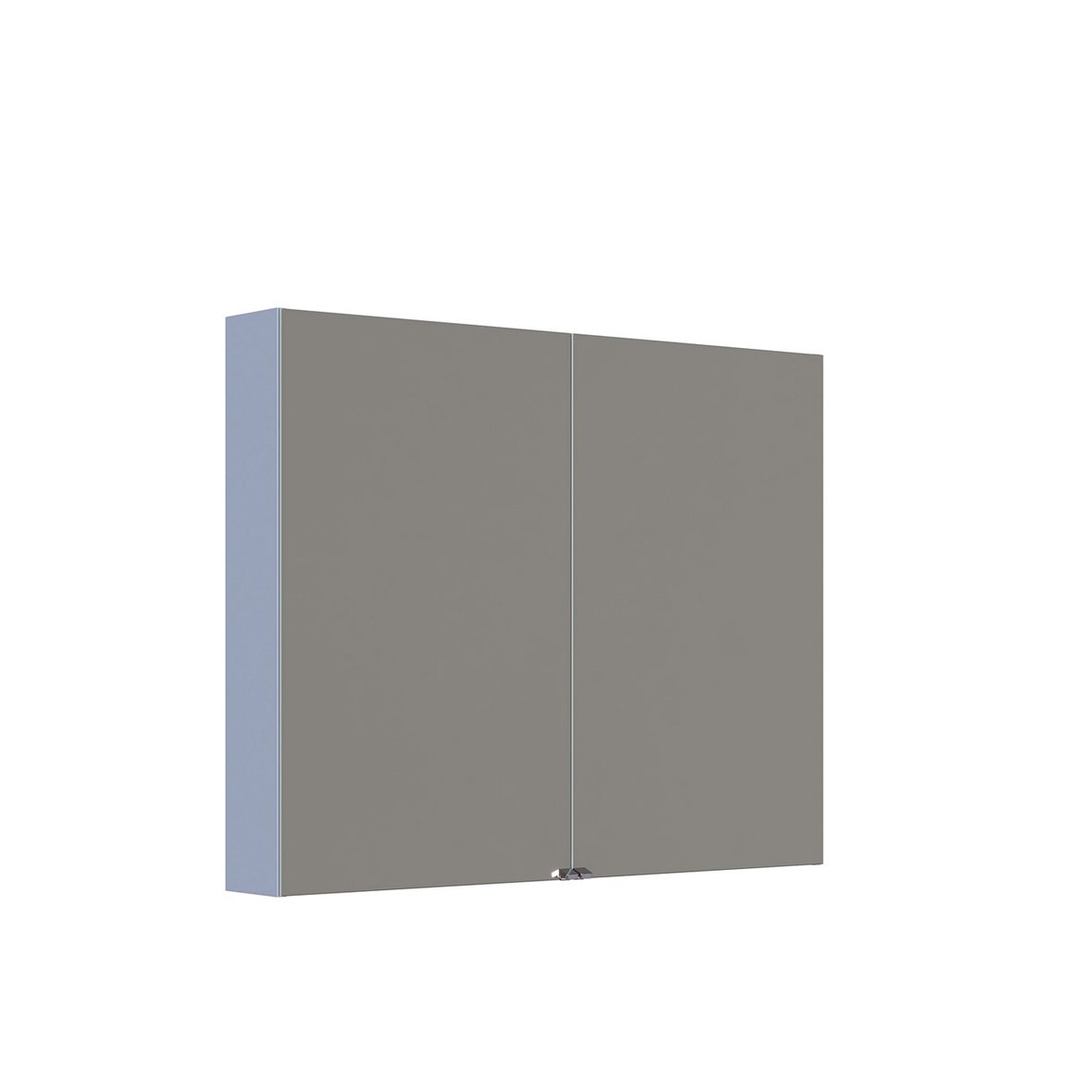 Mido Classic Select peilikaappi 100x80x17 cm vaaleansininen 2 ovea valaistusvalmius pistorasia oikealla