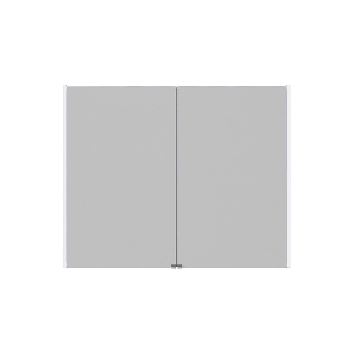 Dansani Luna Ambi valaisinpeilikaappi 100x80x14,5 cm musta tammi 2 ovea päävalaistus valaistuksenohjaus pistorasia oikealla