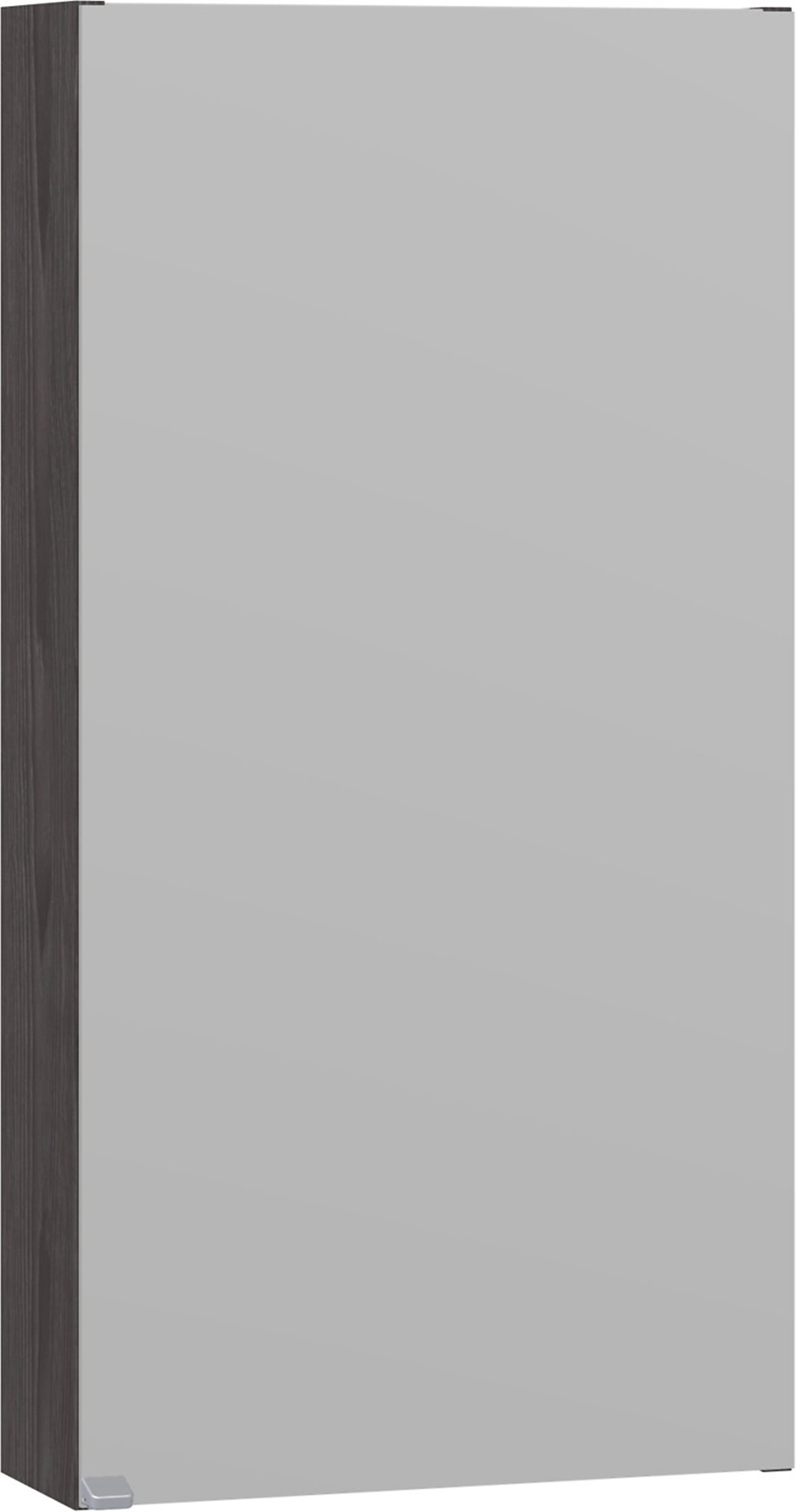 Dansani Pro Better peilikaappi 40x80x14,4 cm tummanharmaa puu 1 ovi valaistusvalmius pistorasia keskellä kaksoisjohdotus